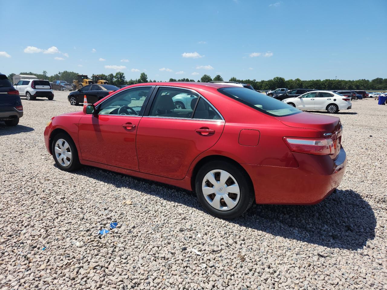 2007 Toyota Camry Le Red vin: 4T1BE46K97U181396