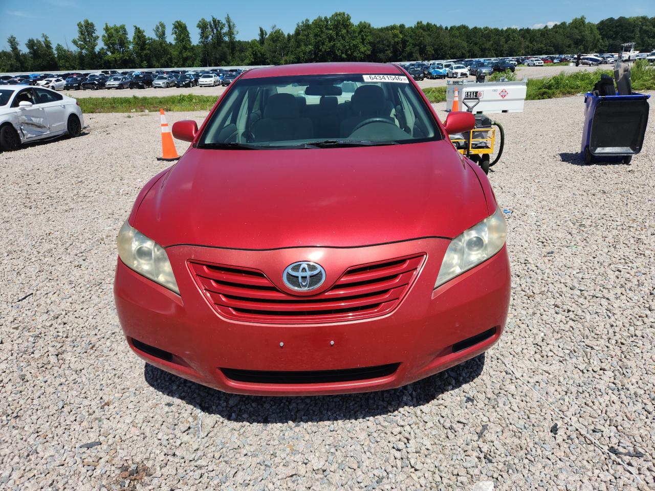 2007 Toyota Camry Le Red vin: 4T1BE46K97U181396