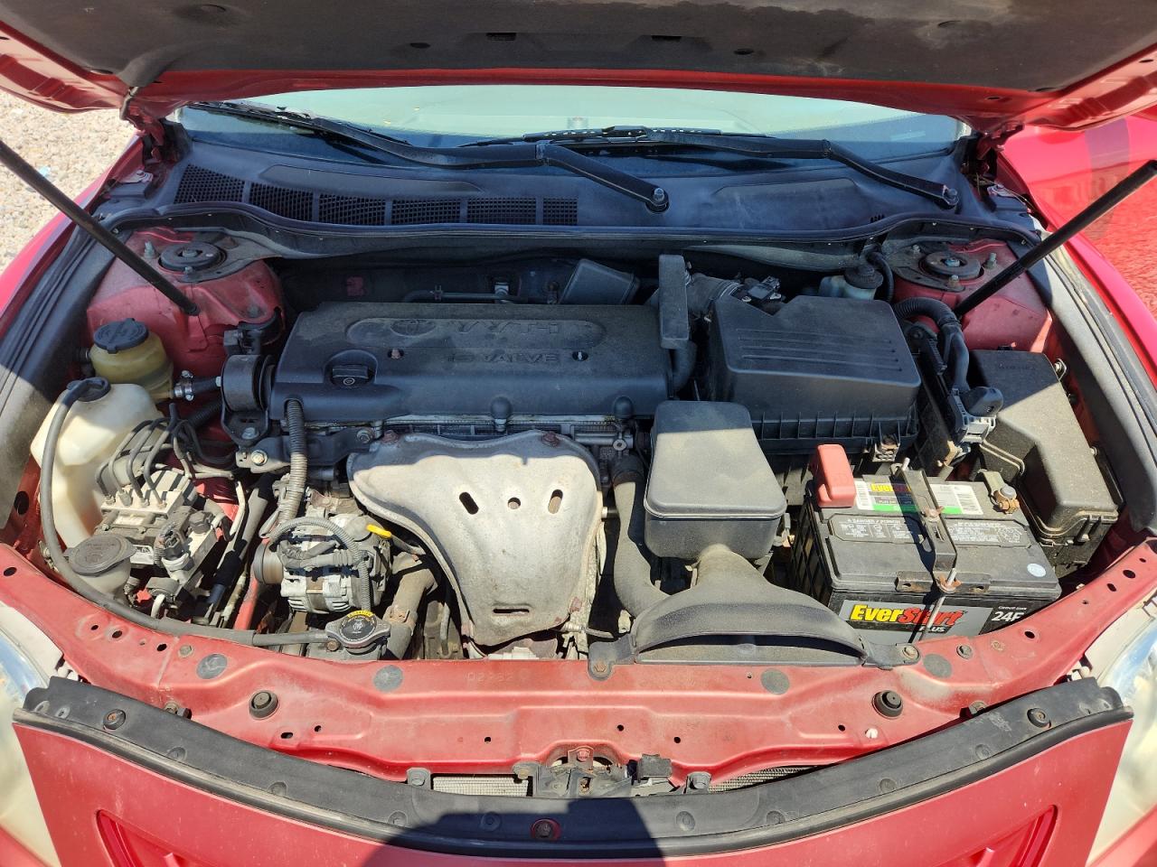 2007 Toyota Camry Le Red vin: 4T1BE46K97U181396