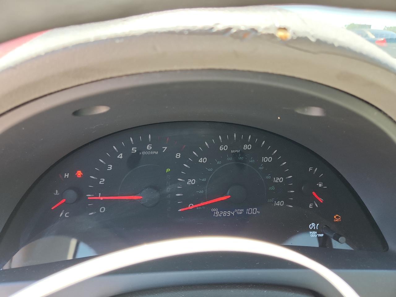 2007 Toyota Camry Le Red vin: 4T1BE46K97U181396