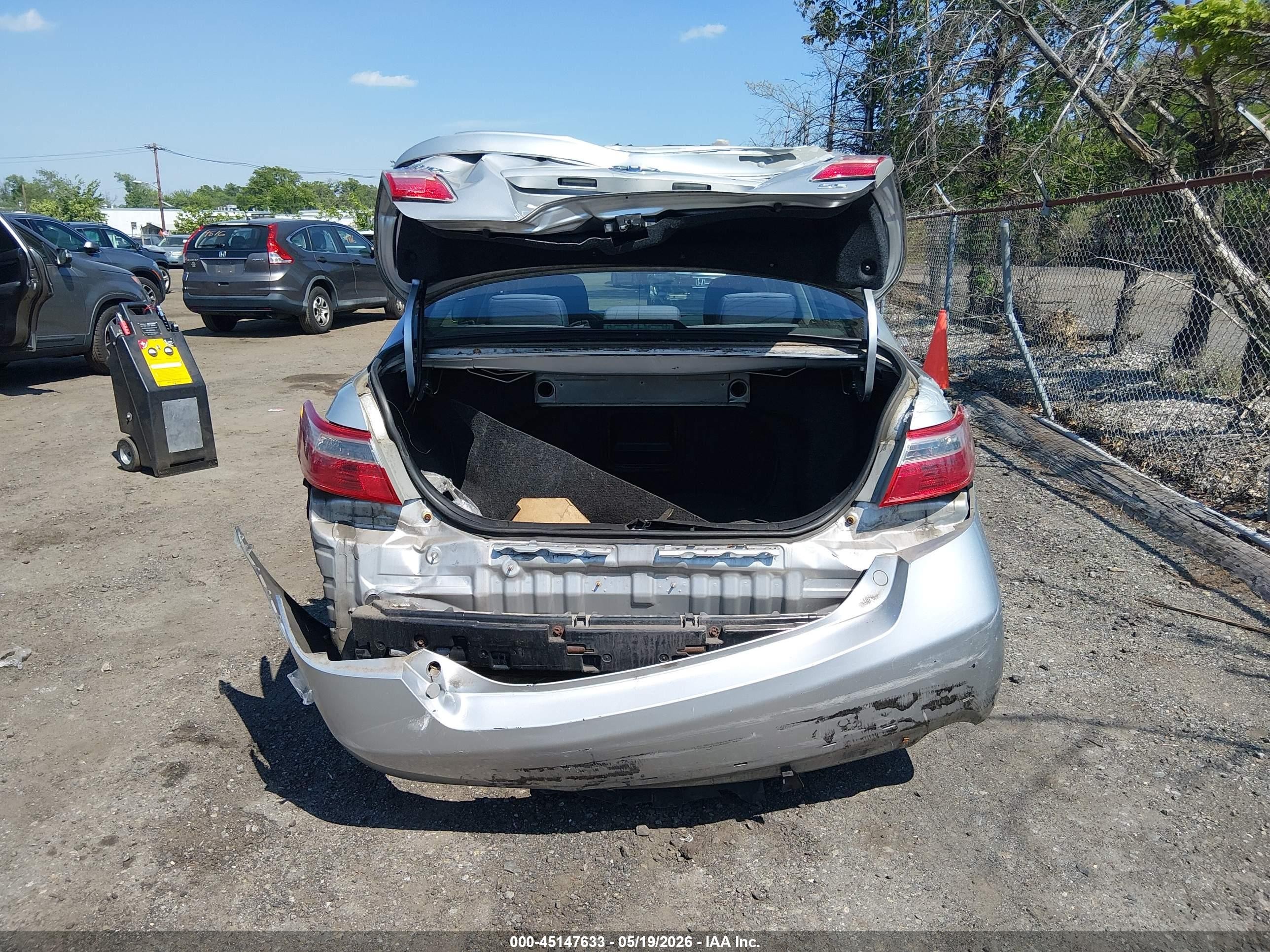 2007 Toyota Camry Se Silver vin: 4T1BE46K97U188512