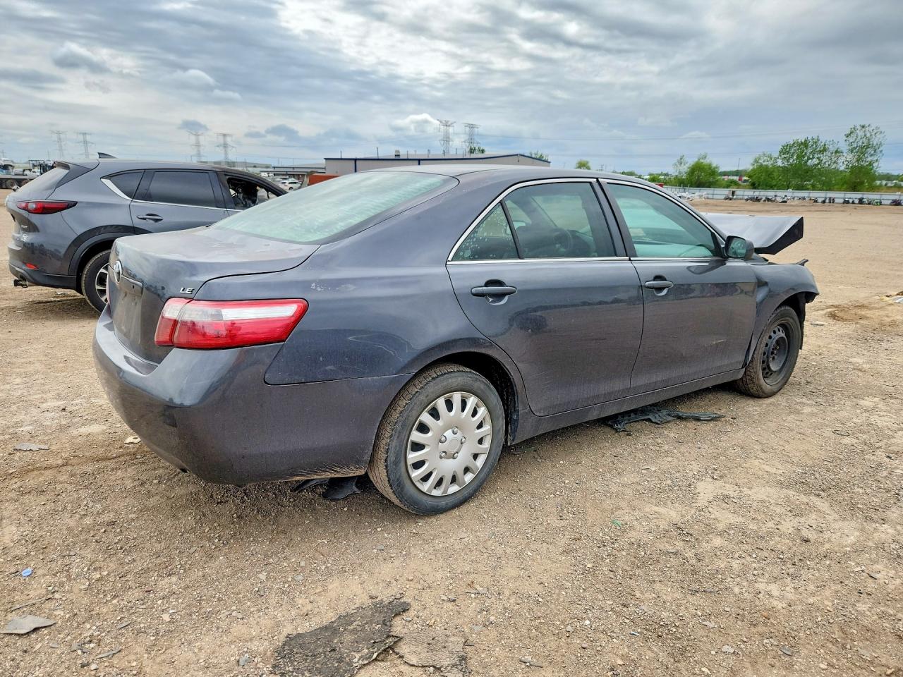 2007 Toyota Camry Le Gray vin: 4T1BE46K97U508668