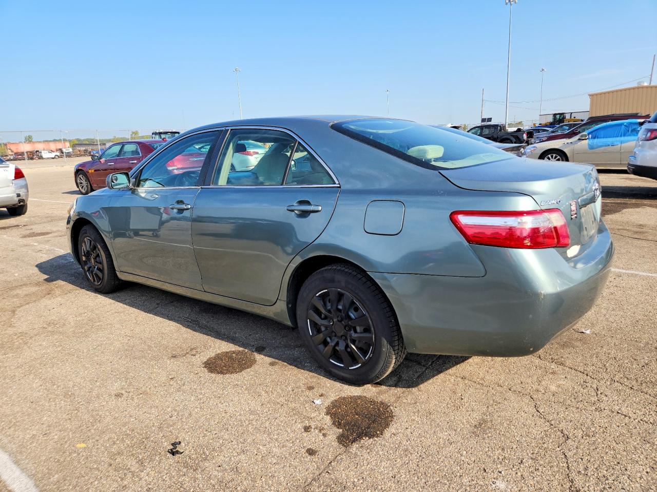 2007 Toyota Camry Le Green vin: 4T1BE46K97U511361