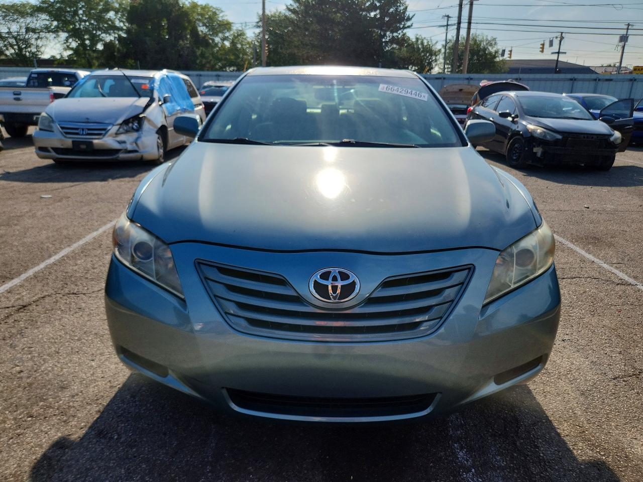 2007 Toyota Camry Le Green vin: 4T1BE46K97U511361
