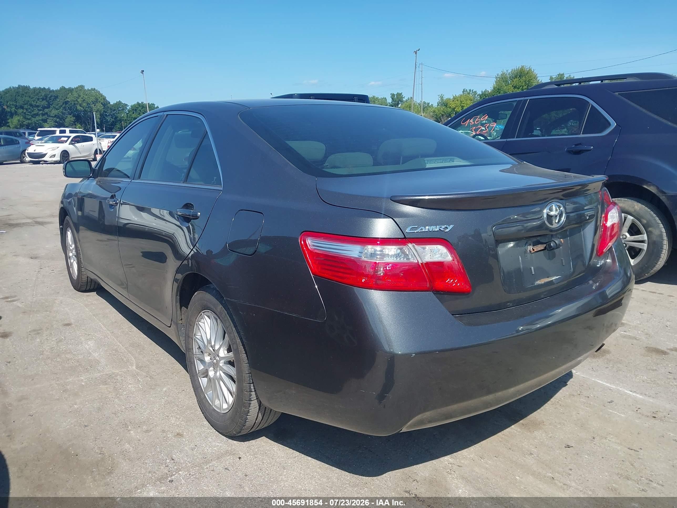 2007 Toyota Camry Le Gray vin: 4T1BE46K97U528841