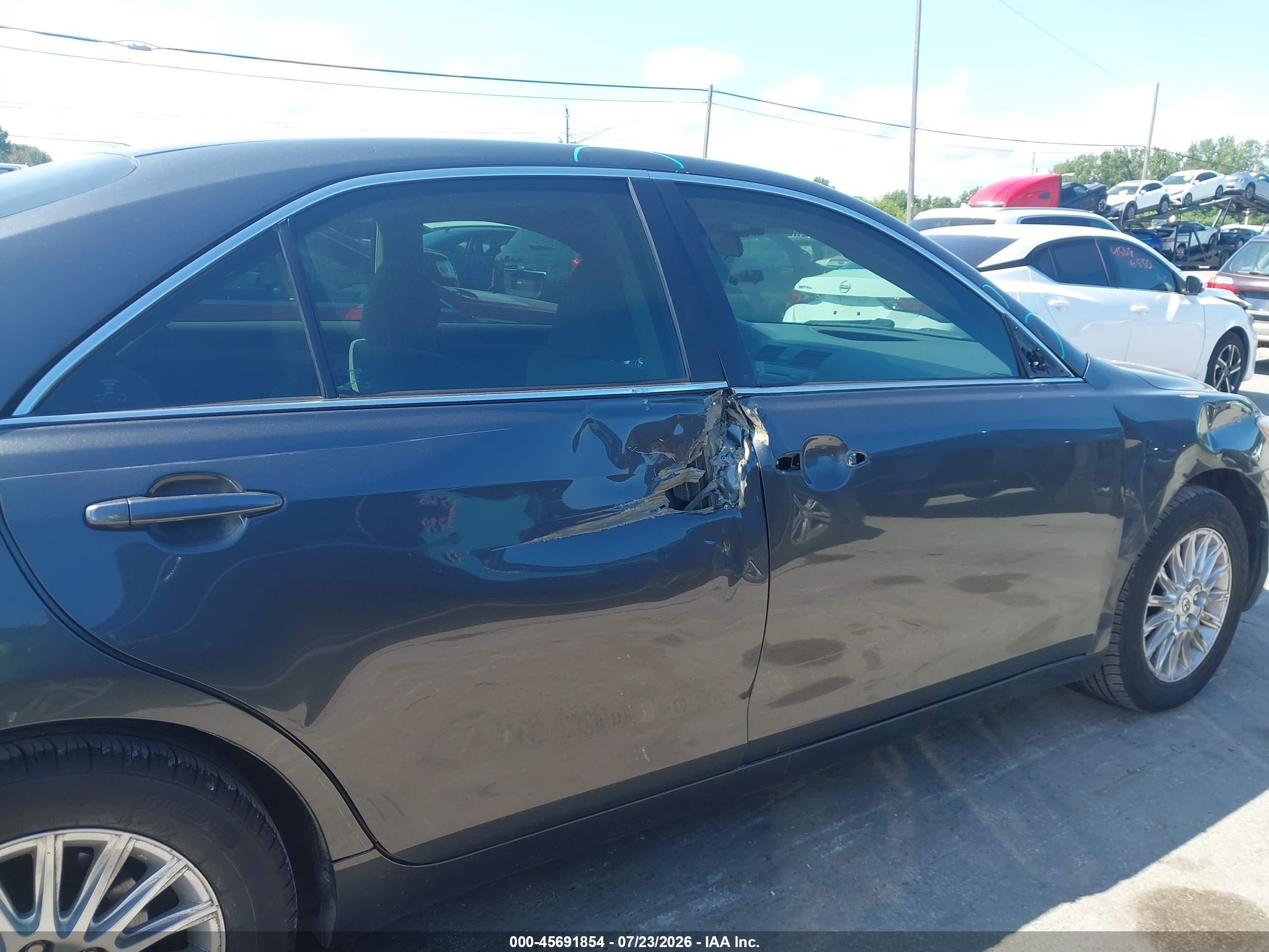 2007 Toyota Camry Le Gray vin: 4T1BE46K97U528841
