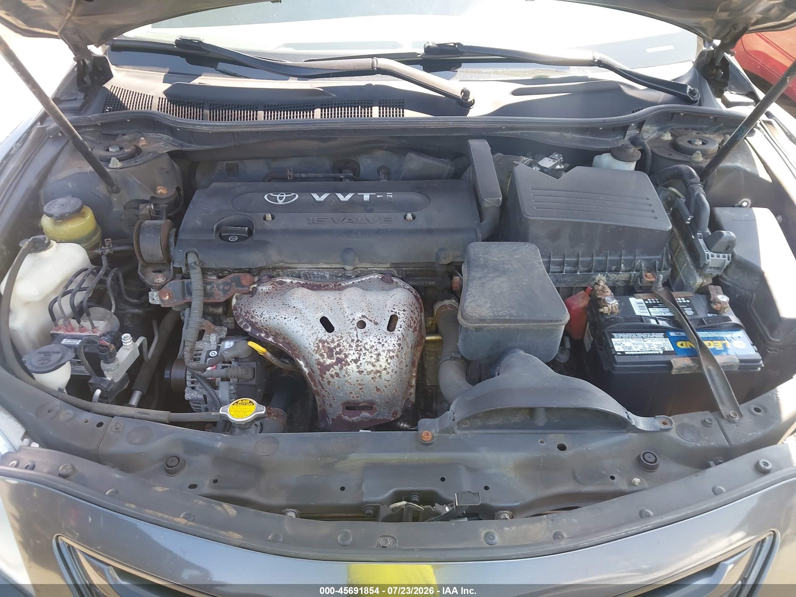 2007 Toyota Camry Le Gray vin: 4T1BE46K97U528841