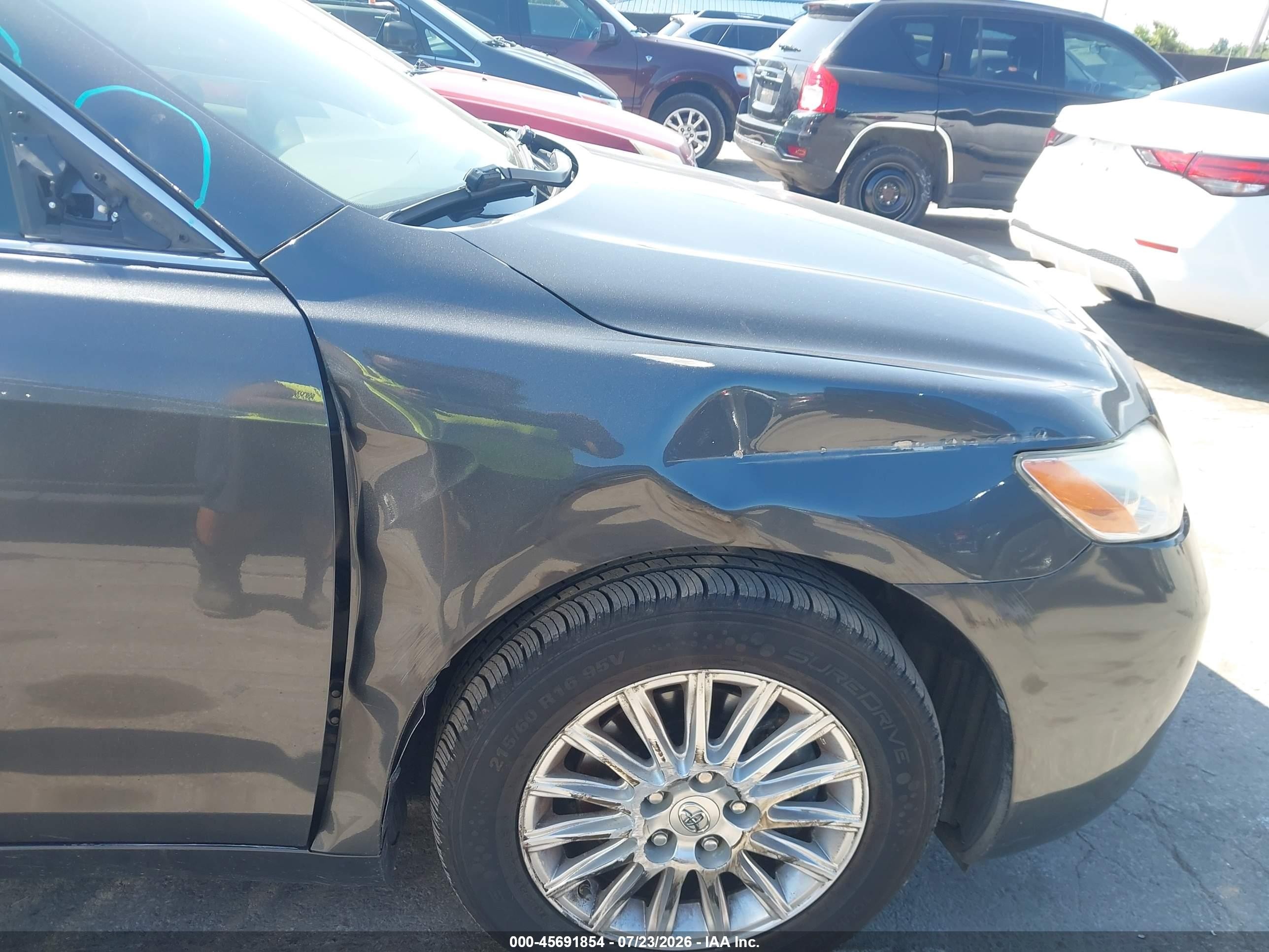 2007 Toyota Camry Le Gray vin: 4T1BE46K97U528841