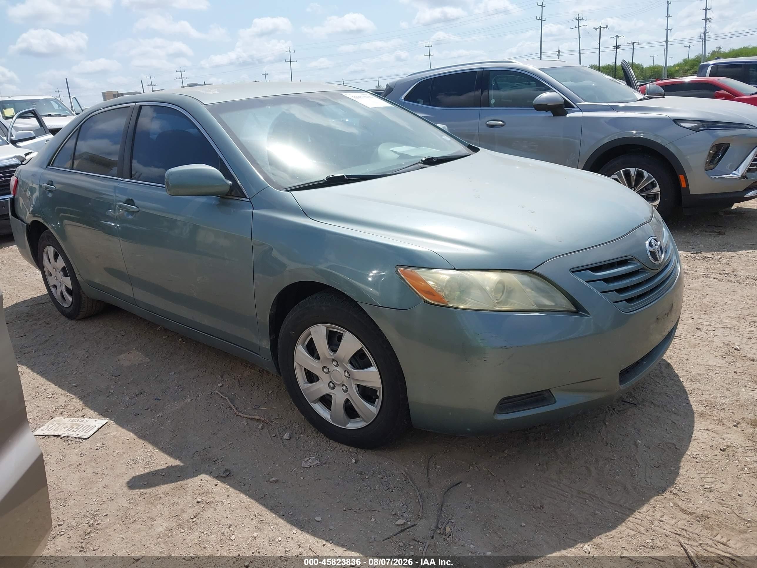 2007 Toyota Camry Le Бирюзовый vin: 4T1BE46K97U545574