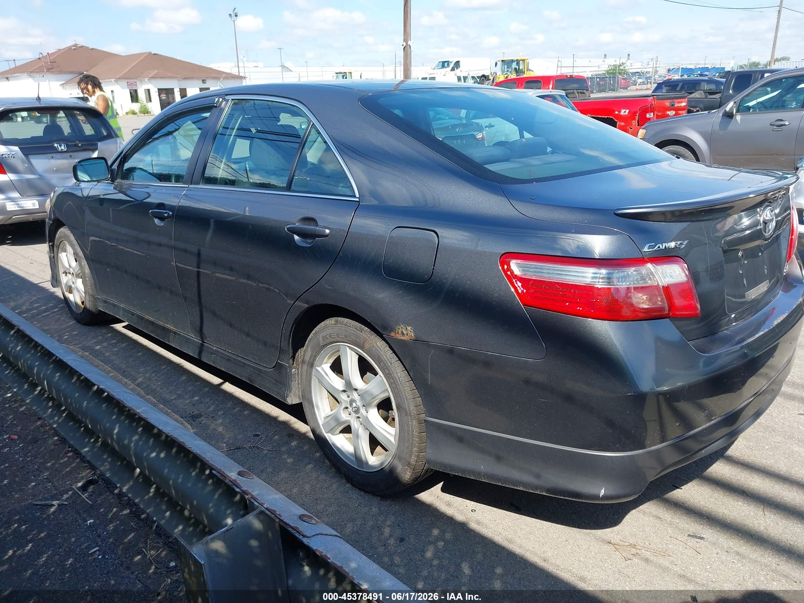 2007 Toyota Camry Se Gray vin: 4T1BE46K97U552587