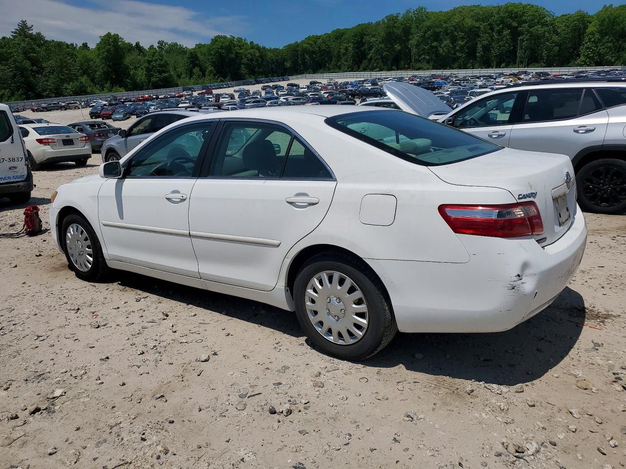 2007 Toyota Camry Ce White vin: 4T1BE46K97U557790