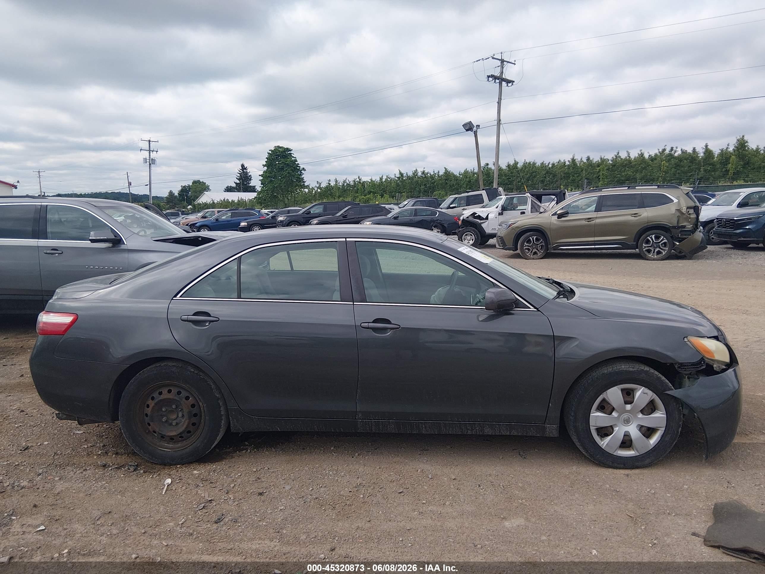 2007 Toyota Camry Le Gray vin: 4T1BE46K97U565047