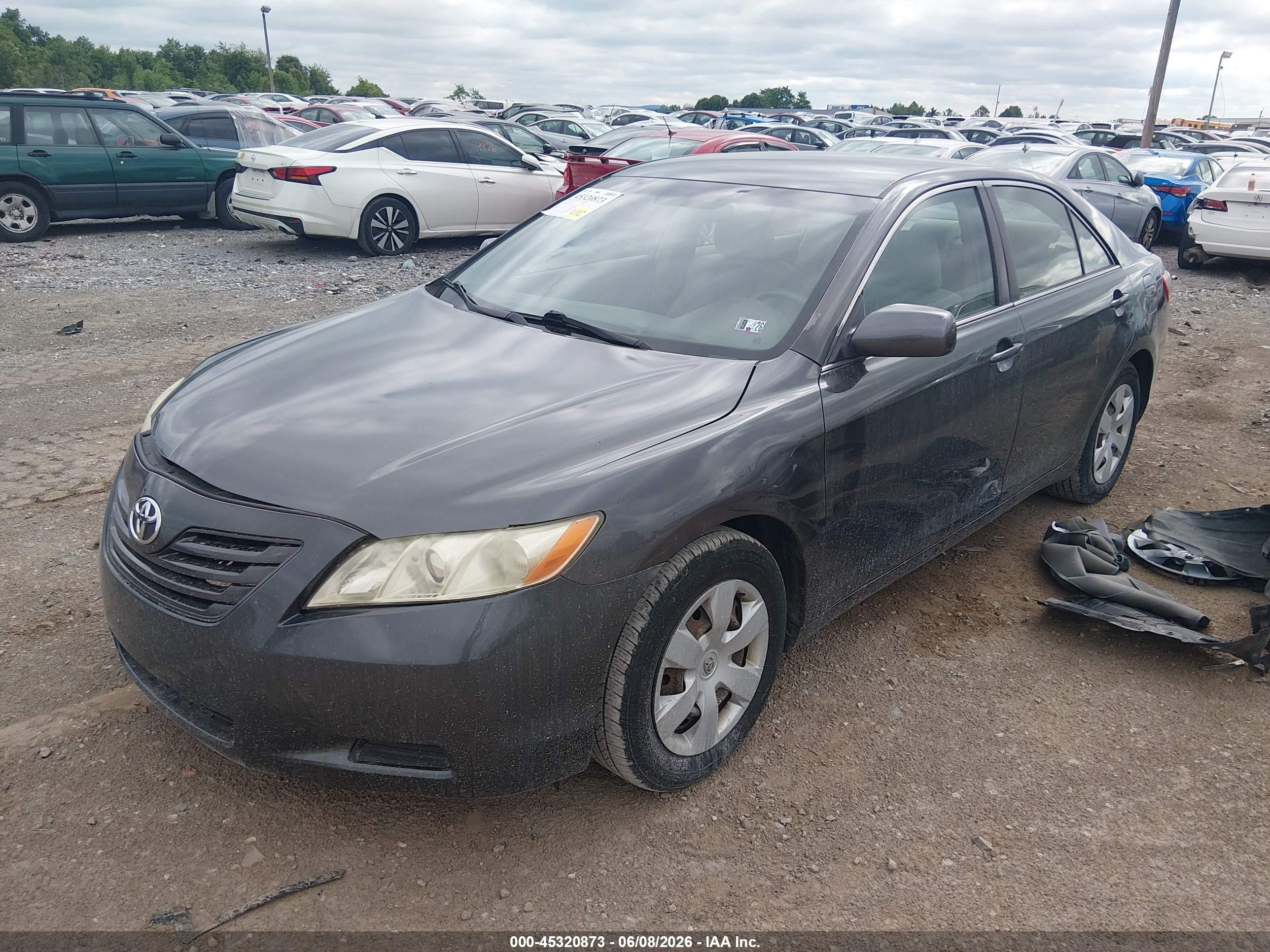2007 Toyota Camry Le Gray vin: 4T1BE46K97U565047