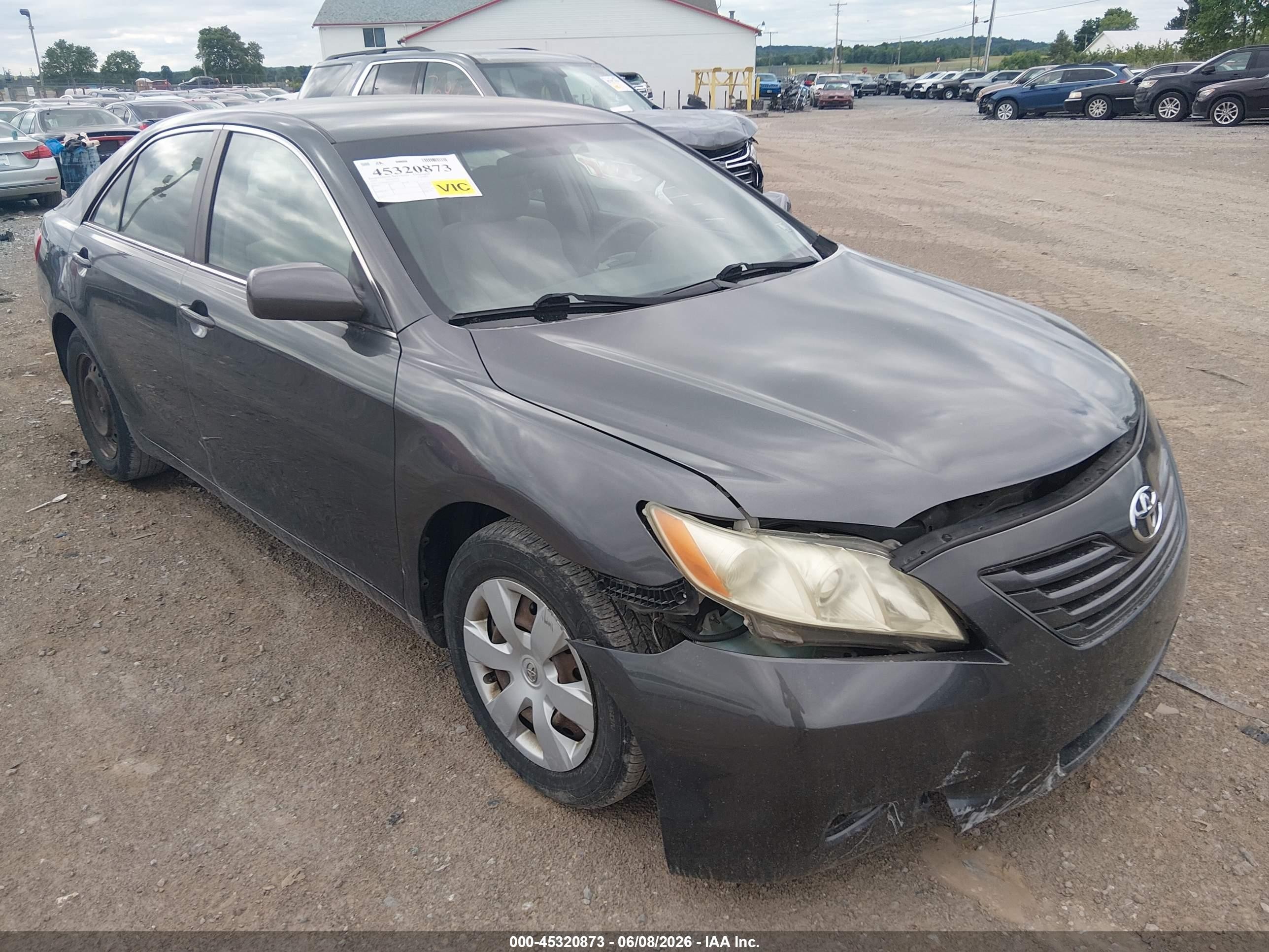 2007 Toyota Camry Le Gray vin: 4T1BE46K97U565047
