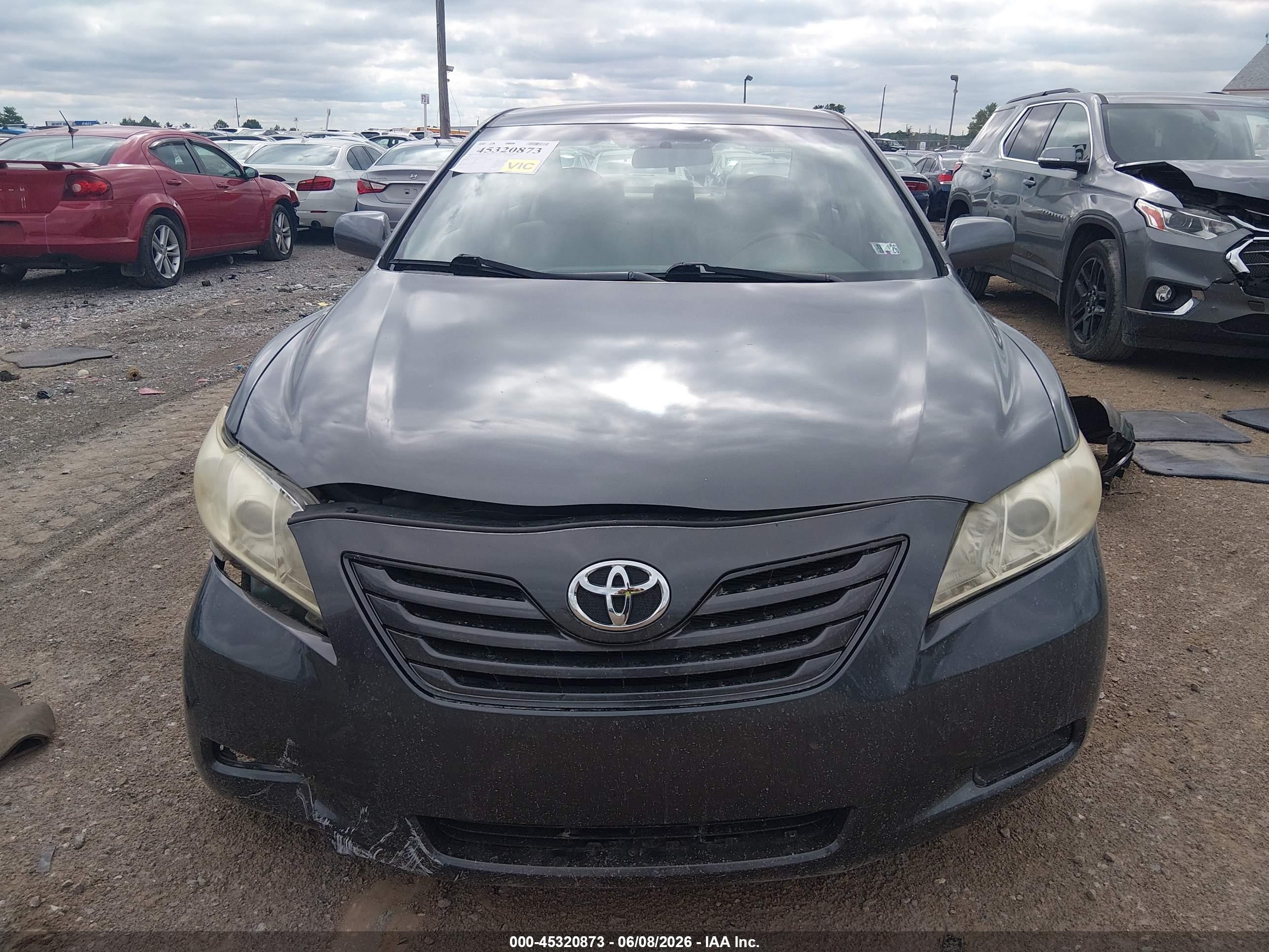 2007 Toyota Camry Le Gray vin: 4T1BE46K97U565047