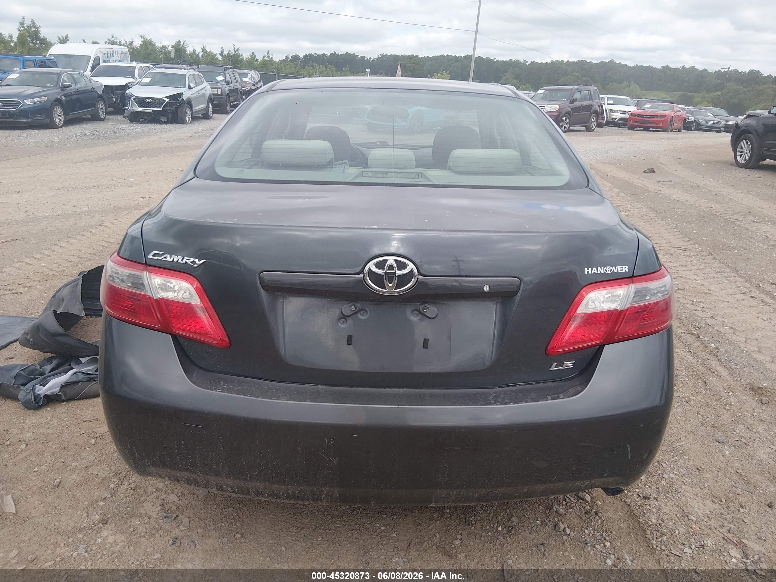 2007 Toyota Camry Le Gray vin: 4T1BE46K97U565047