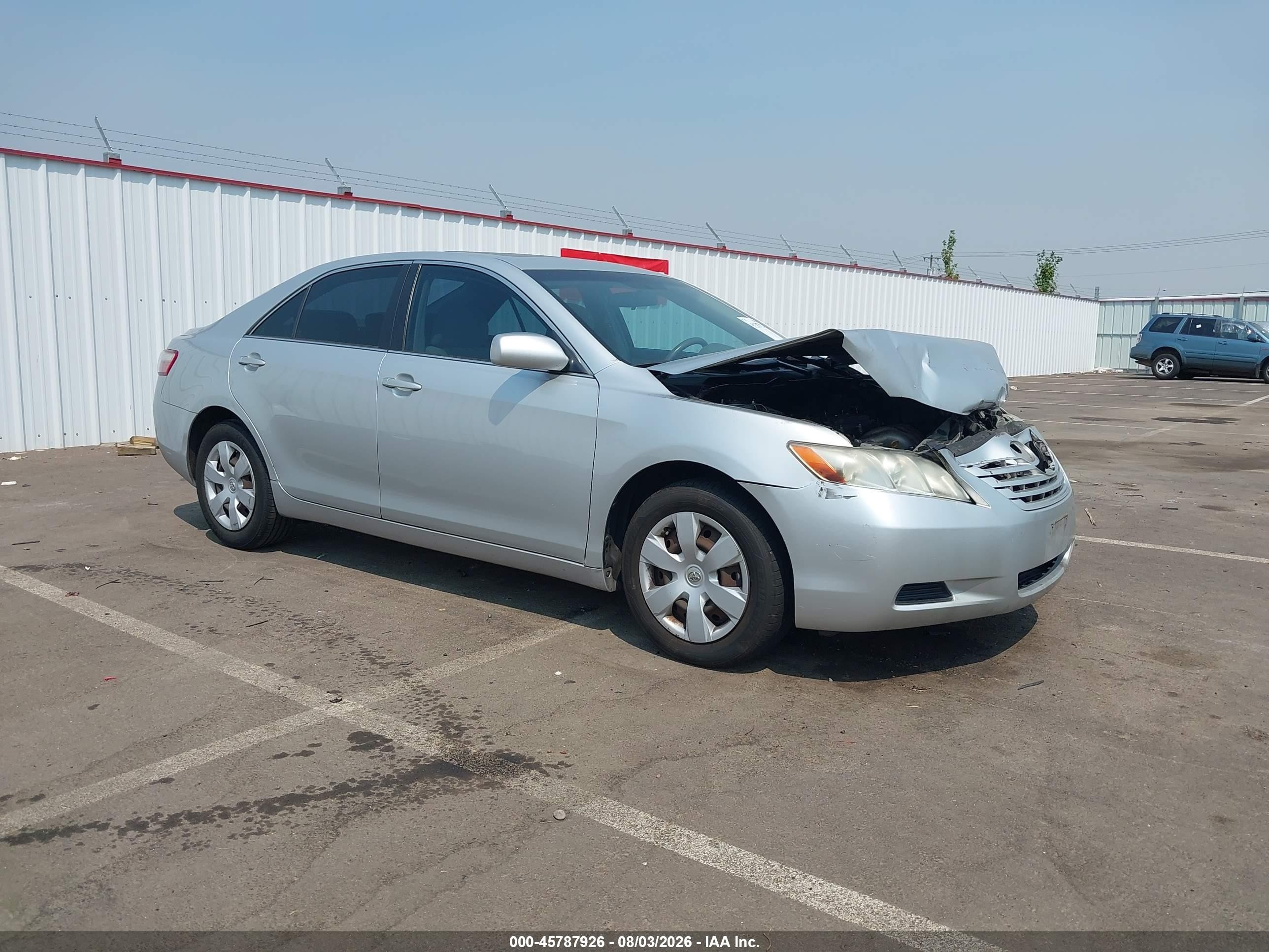 2007 Toyota Camry Le Silver vin: 4T1BE46K97U573164