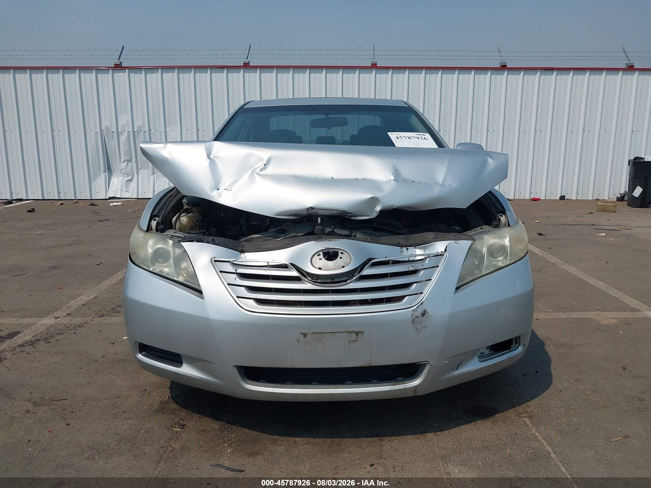 2007 Toyota Camry Le Silver vin: 4T1BE46K97U573164