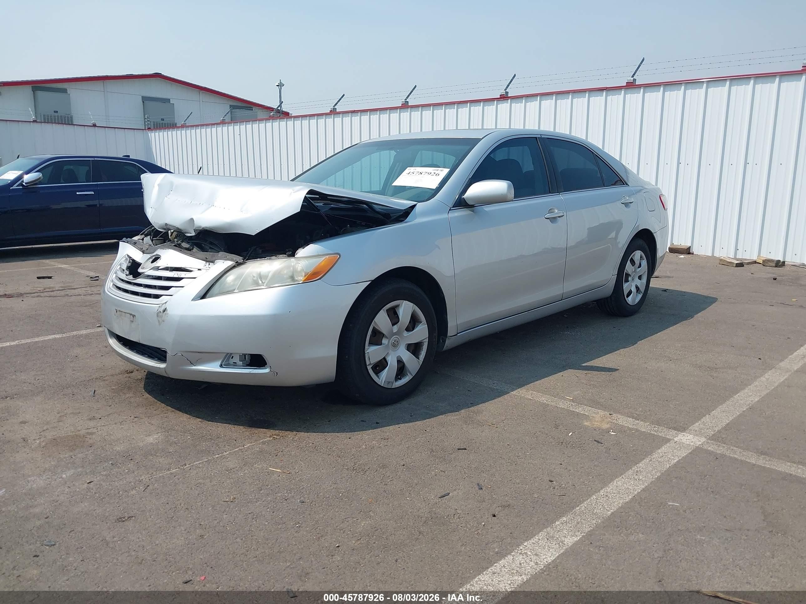 2007 Toyota Camry Le Silver vin: 4T1BE46K97U573164