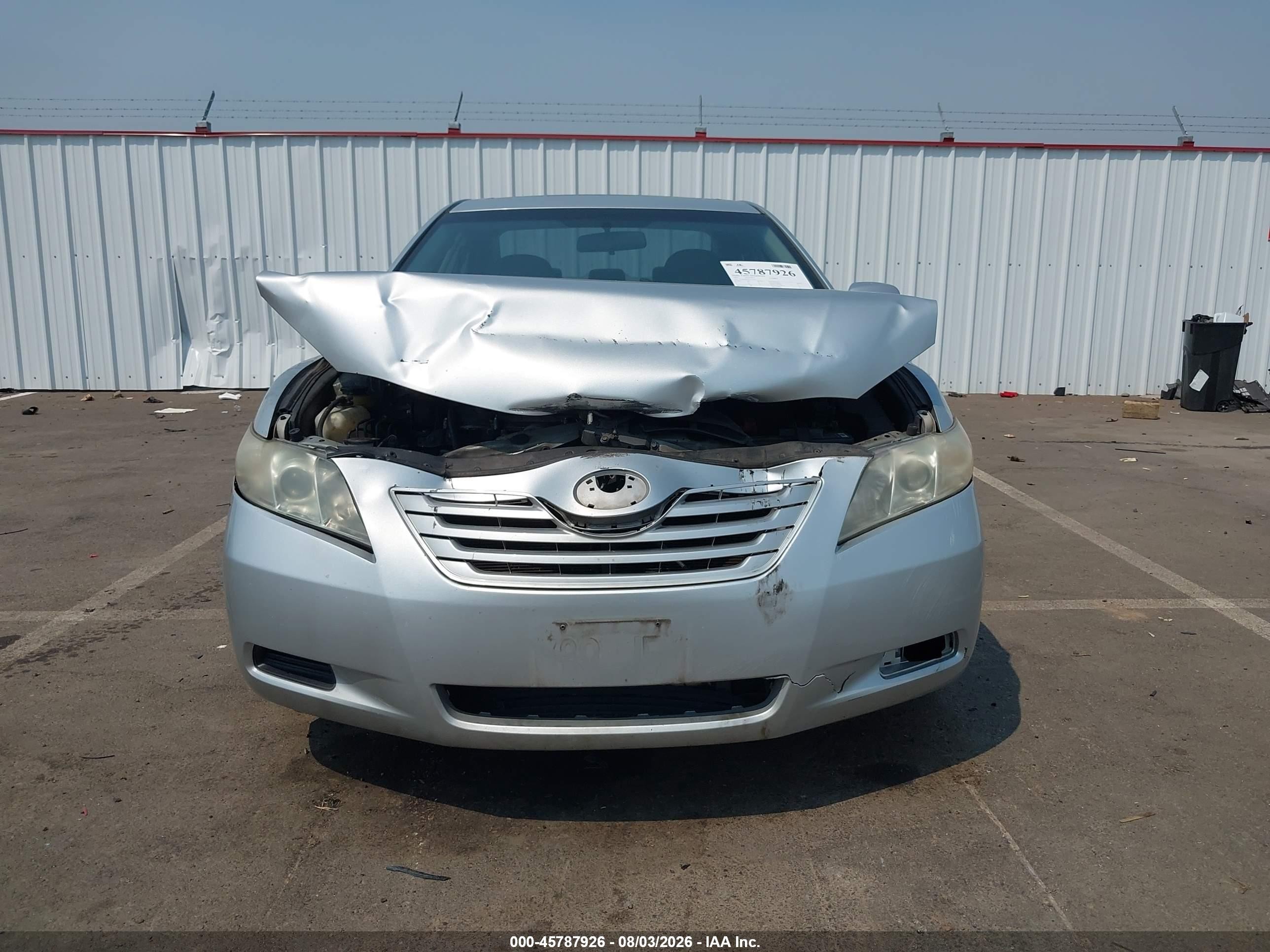 2007 Toyota Camry Le Silver vin: 4T1BE46K97U573164