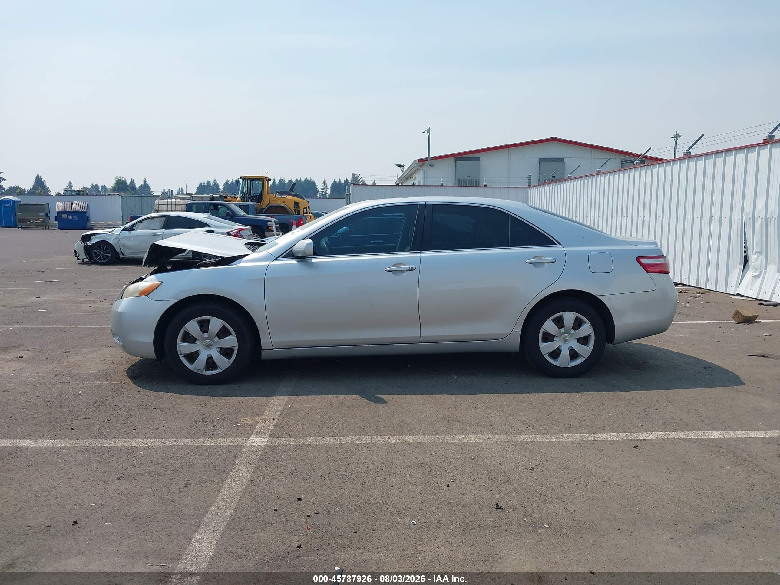 2007 Toyota Camry Le Silver vin: 4T1BE46K97U573164