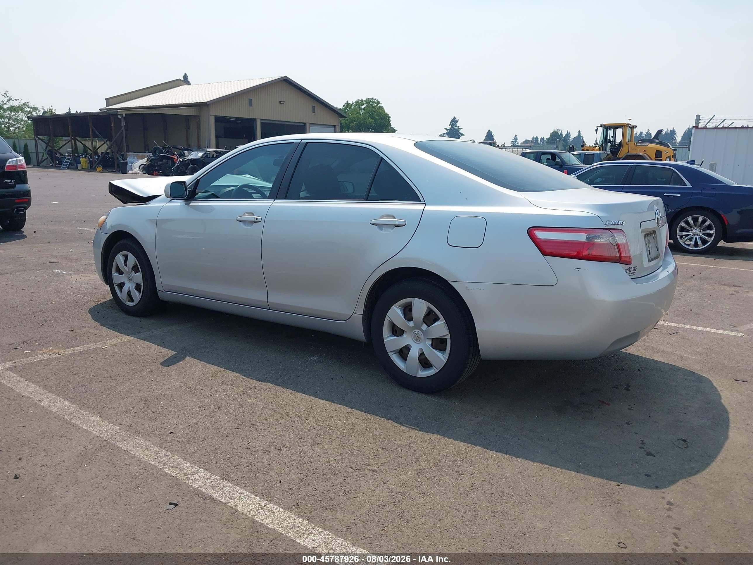 2007 Toyota Camry Le Silver vin: 4T1BE46K97U573164