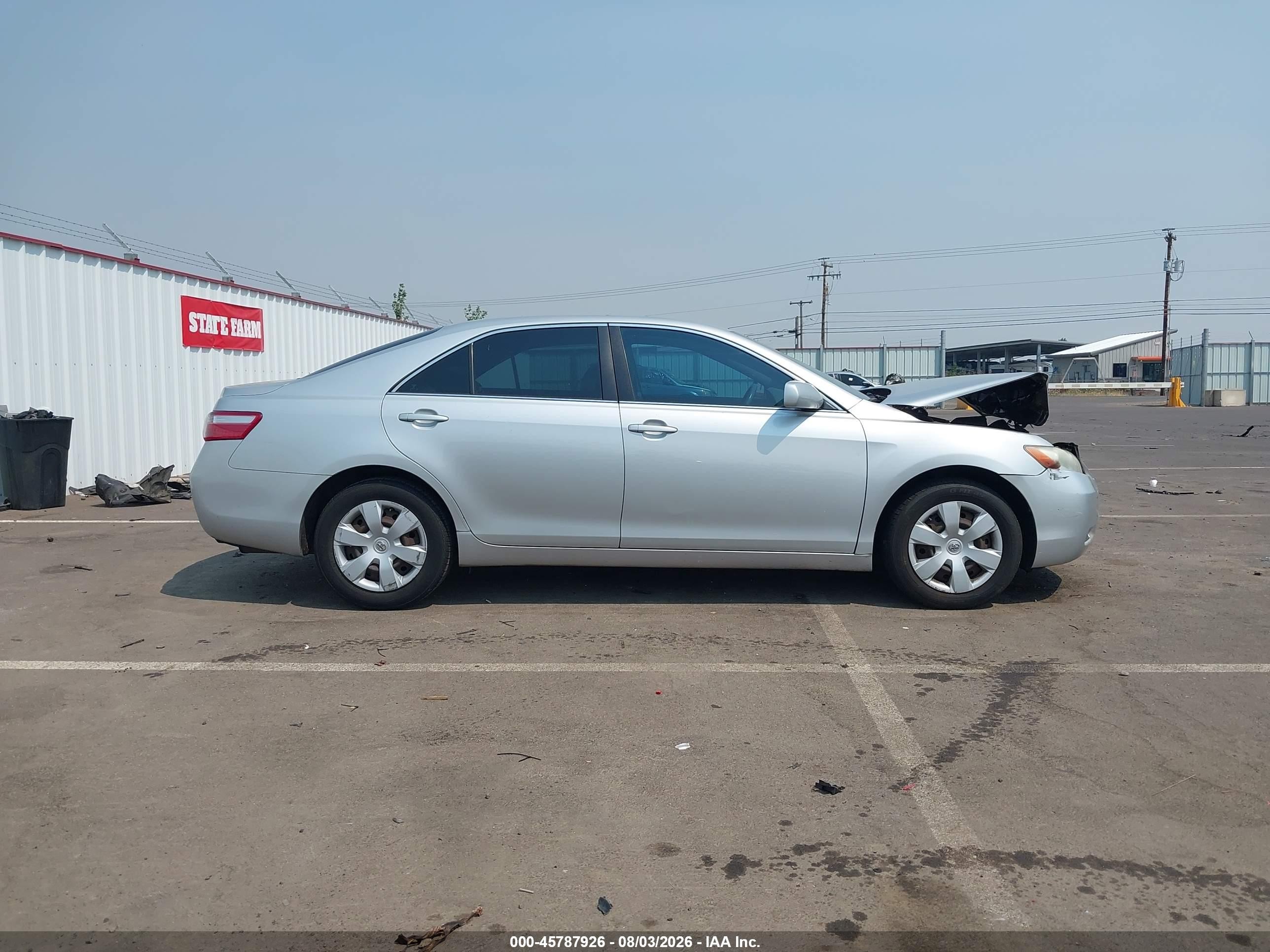 2007 Toyota Camry Le Silver vin: 4T1BE46K97U573164