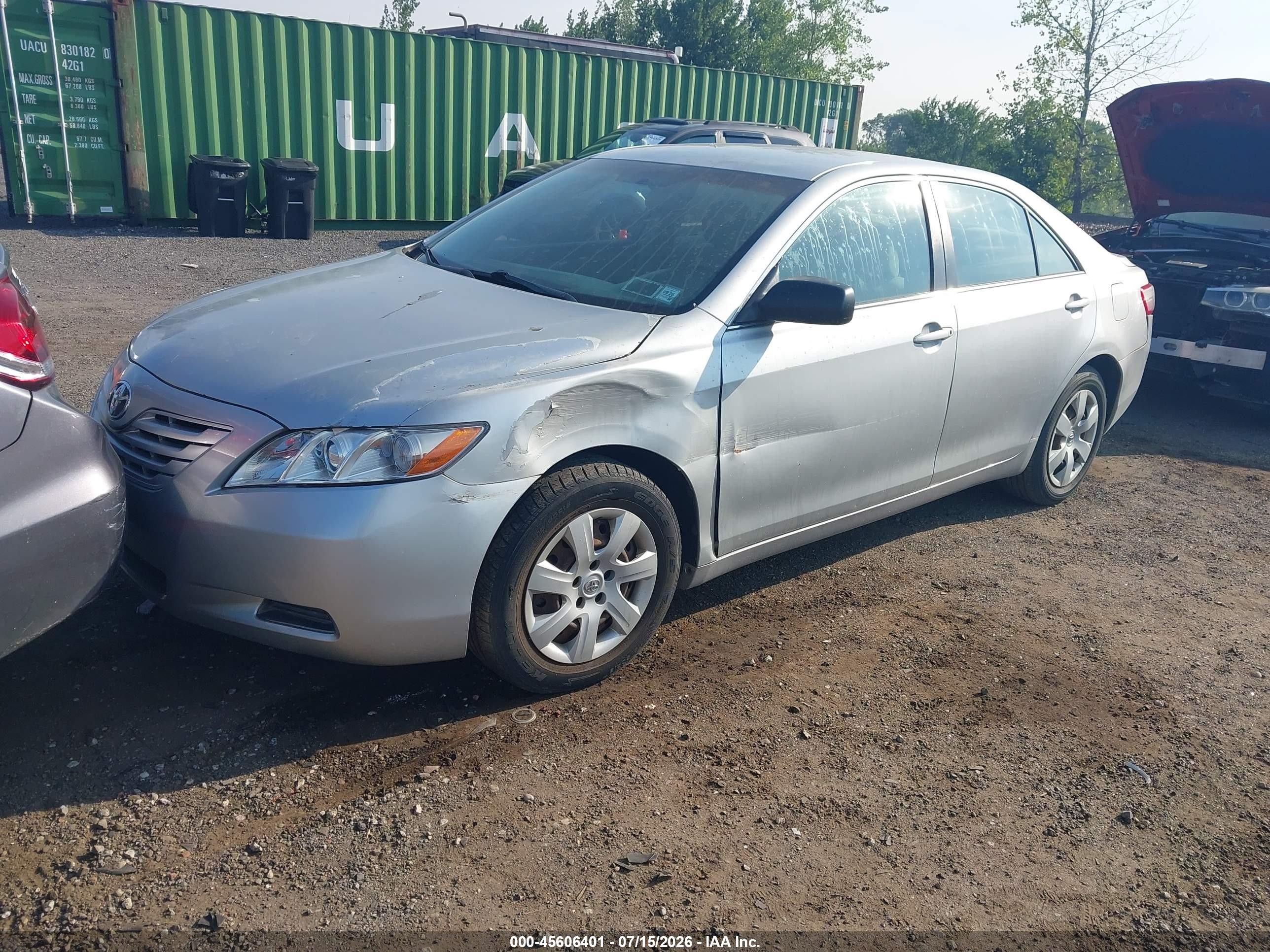 2007 Toyota Camry Ce Gray vin: 4T1BE46K97U614862