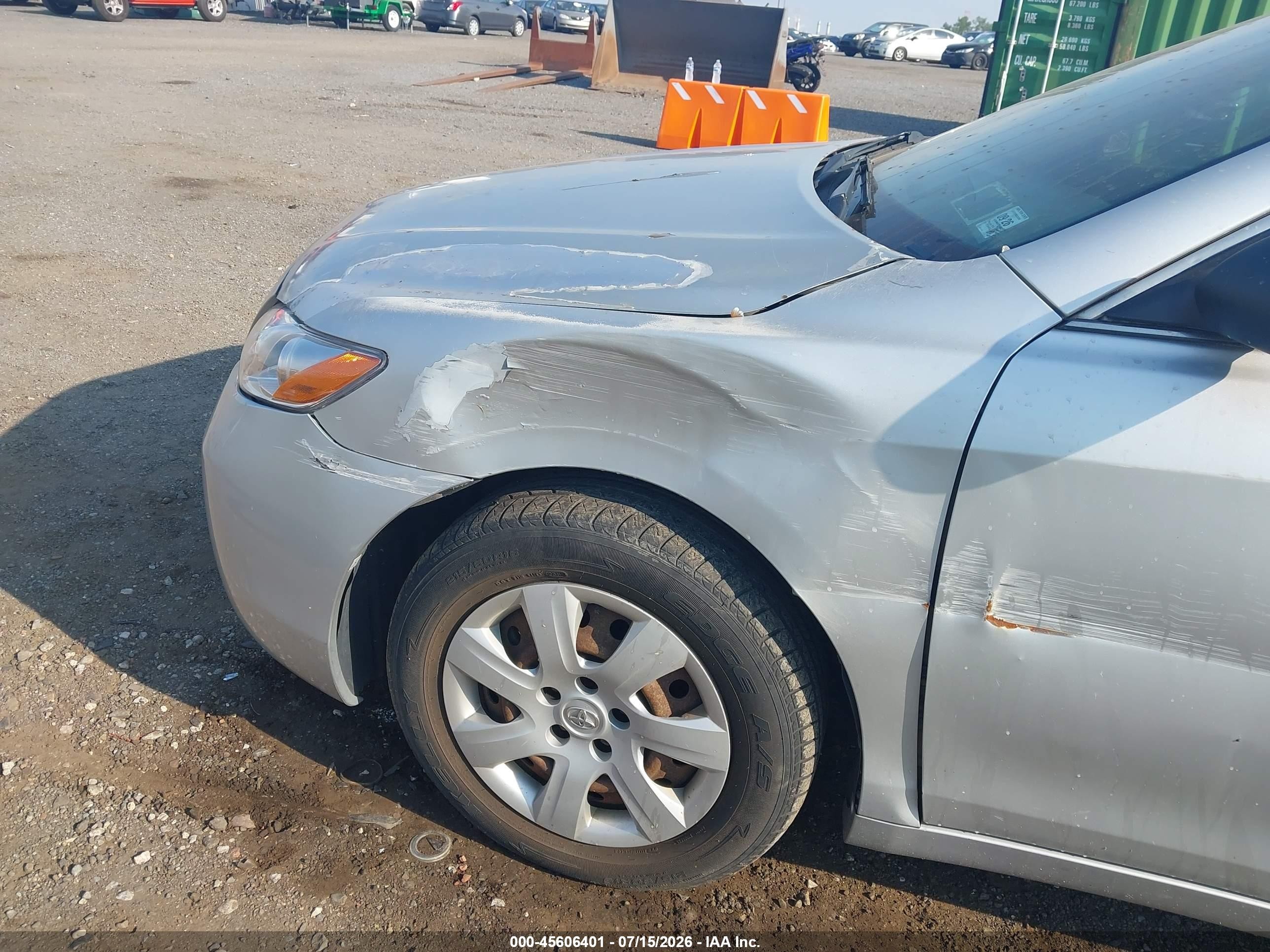 2007 Toyota Camry Ce Gray vin: 4T1BE46K97U614862
