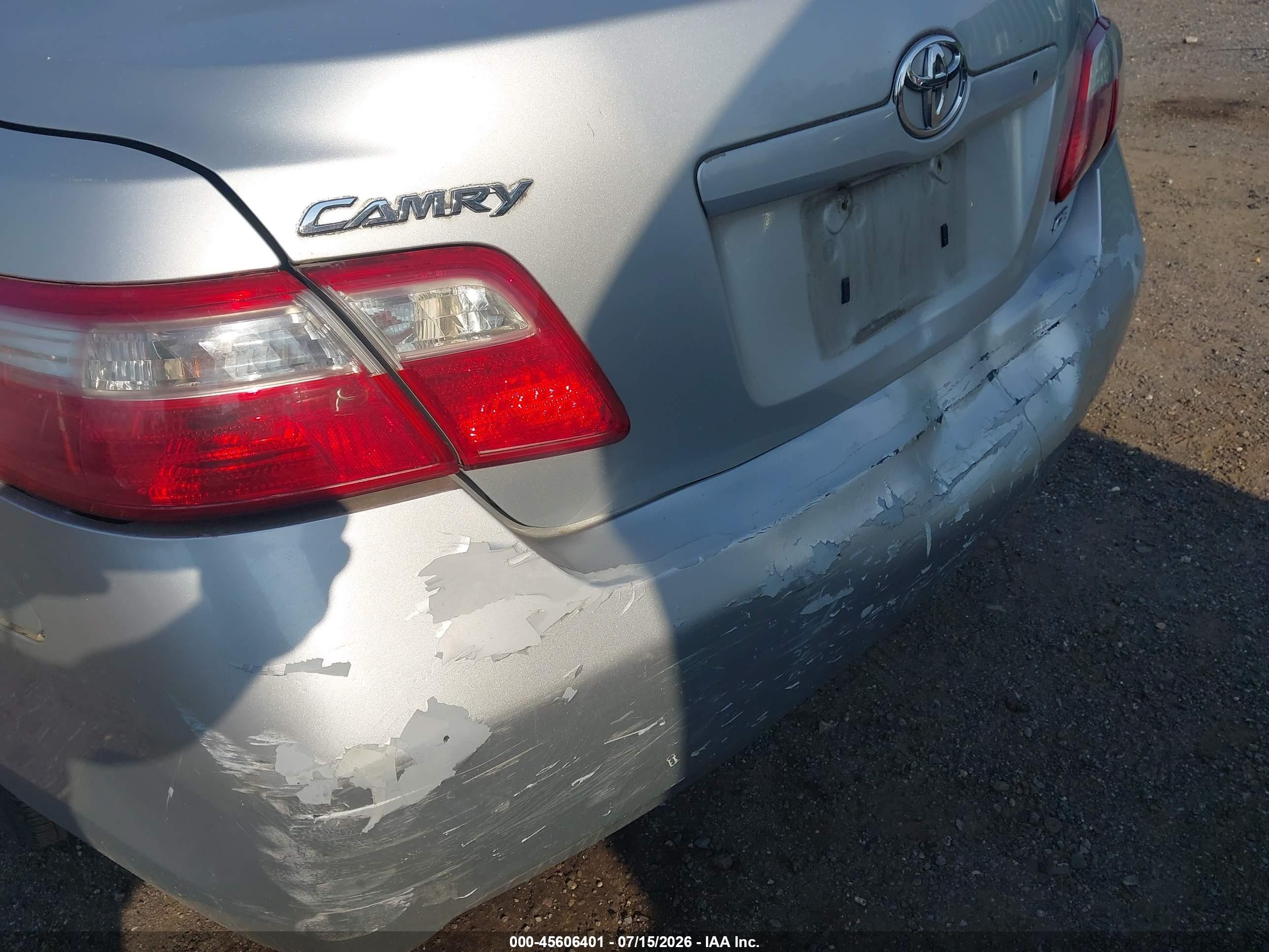 2007 Toyota Camry Ce Gray vin: 4T1BE46K97U614862