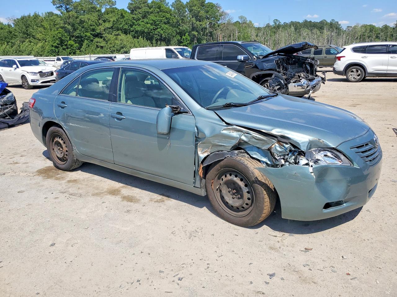 2007 Toyota Camry Le Green vin: 4T1BE46K97U615610