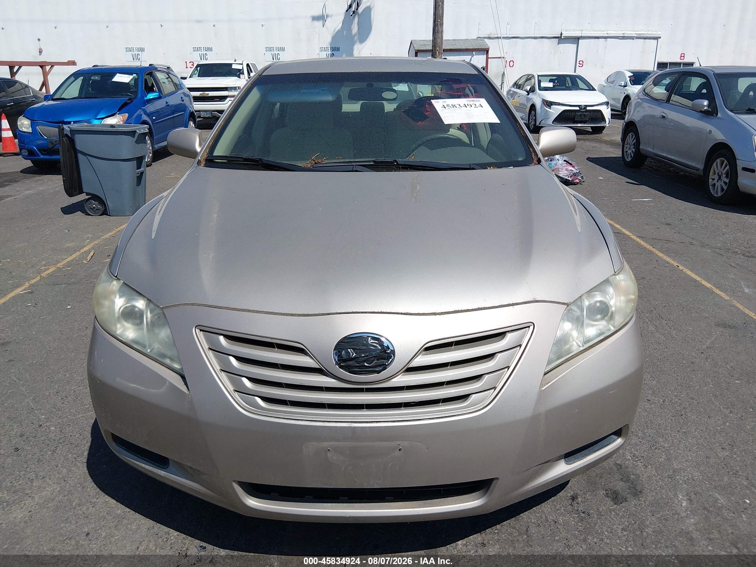 2007 Toyota Camry Le Gold vin: 4T1BE46K97U621908