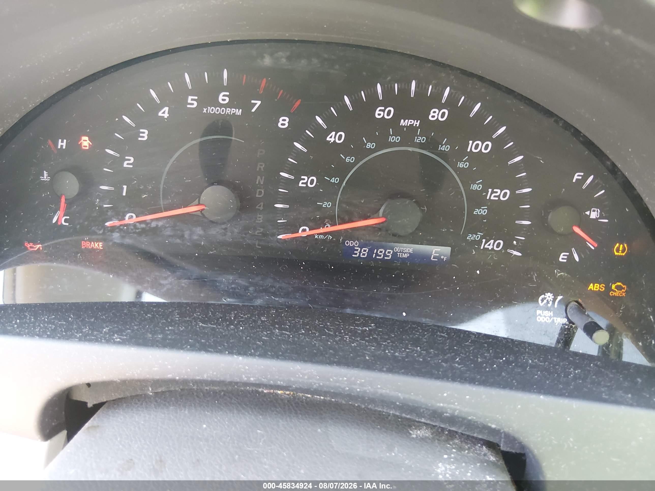 2007 Toyota Camry Le Gold vin: 4T1BE46K97U621908