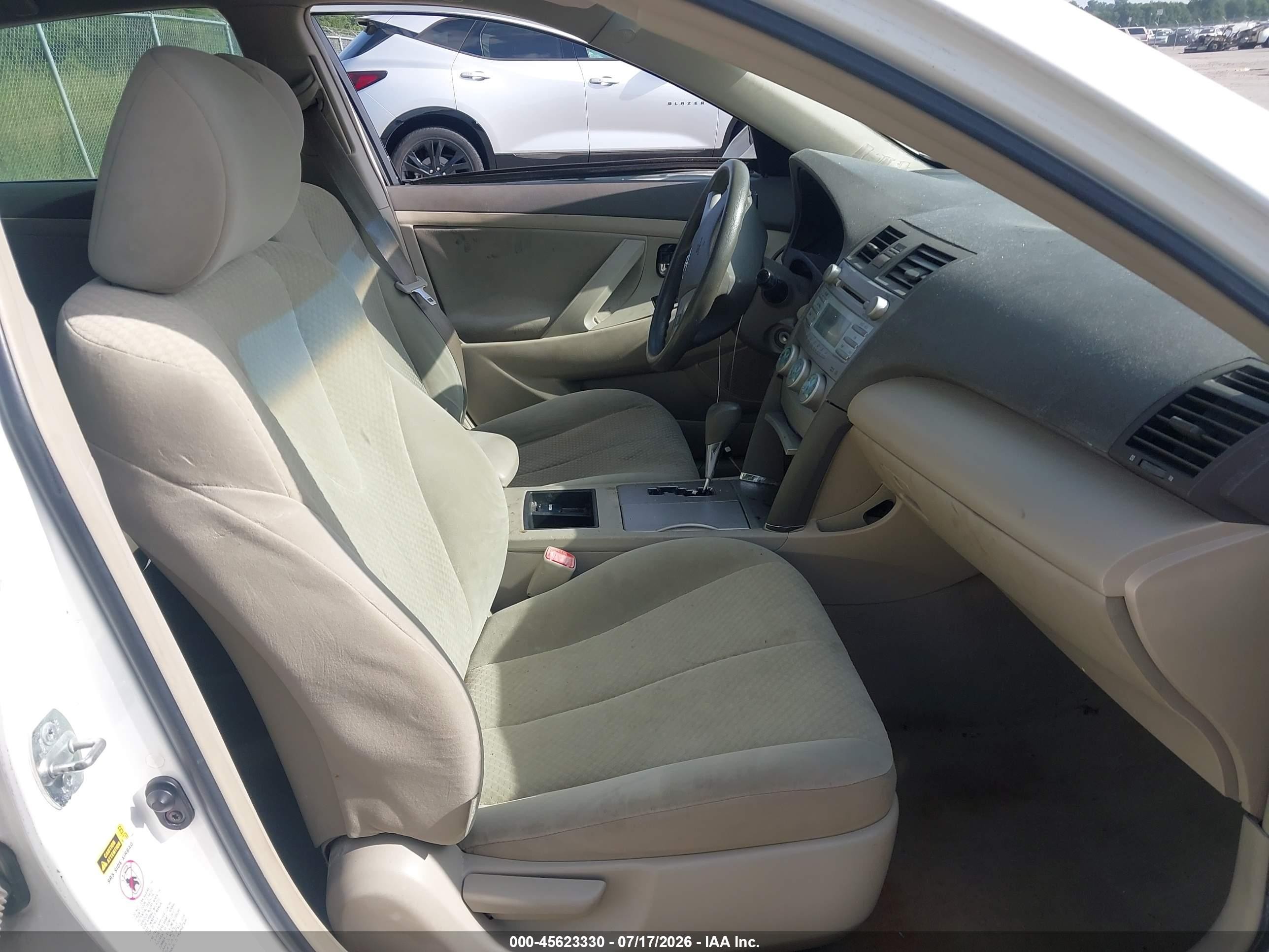 2007 Toyota Camry Le White vin: 4T1BE46K97U622623