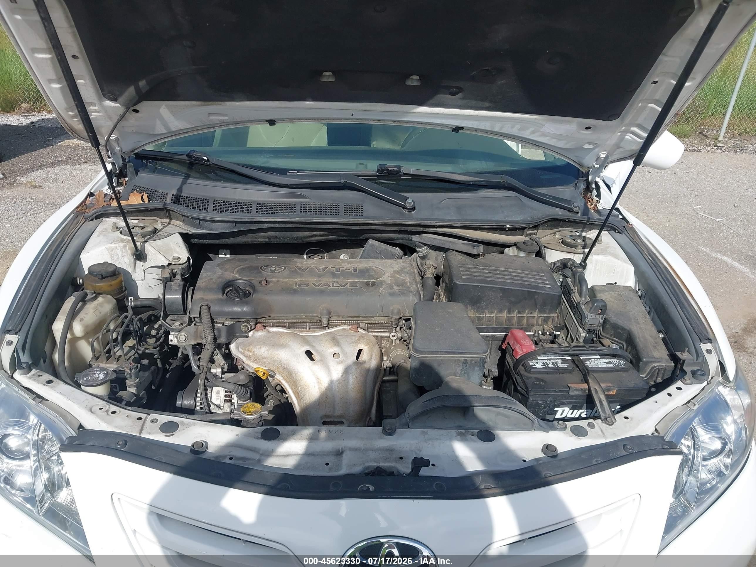 2007 Toyota Camry Le White vin: 4T1BE46K97U622623