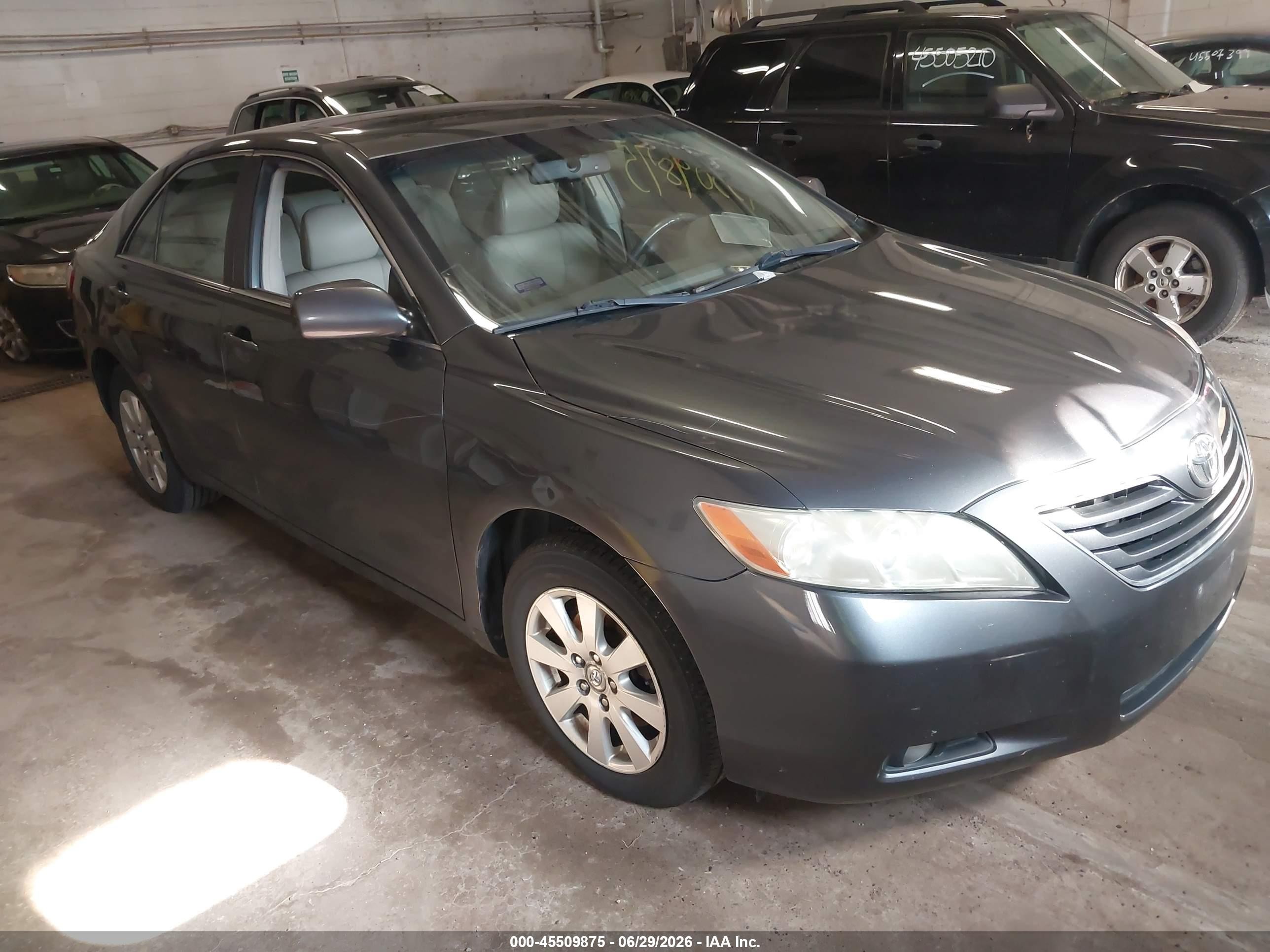 2007 Toyota Camry Xle Gray vin: 4T1BE46K97U634190