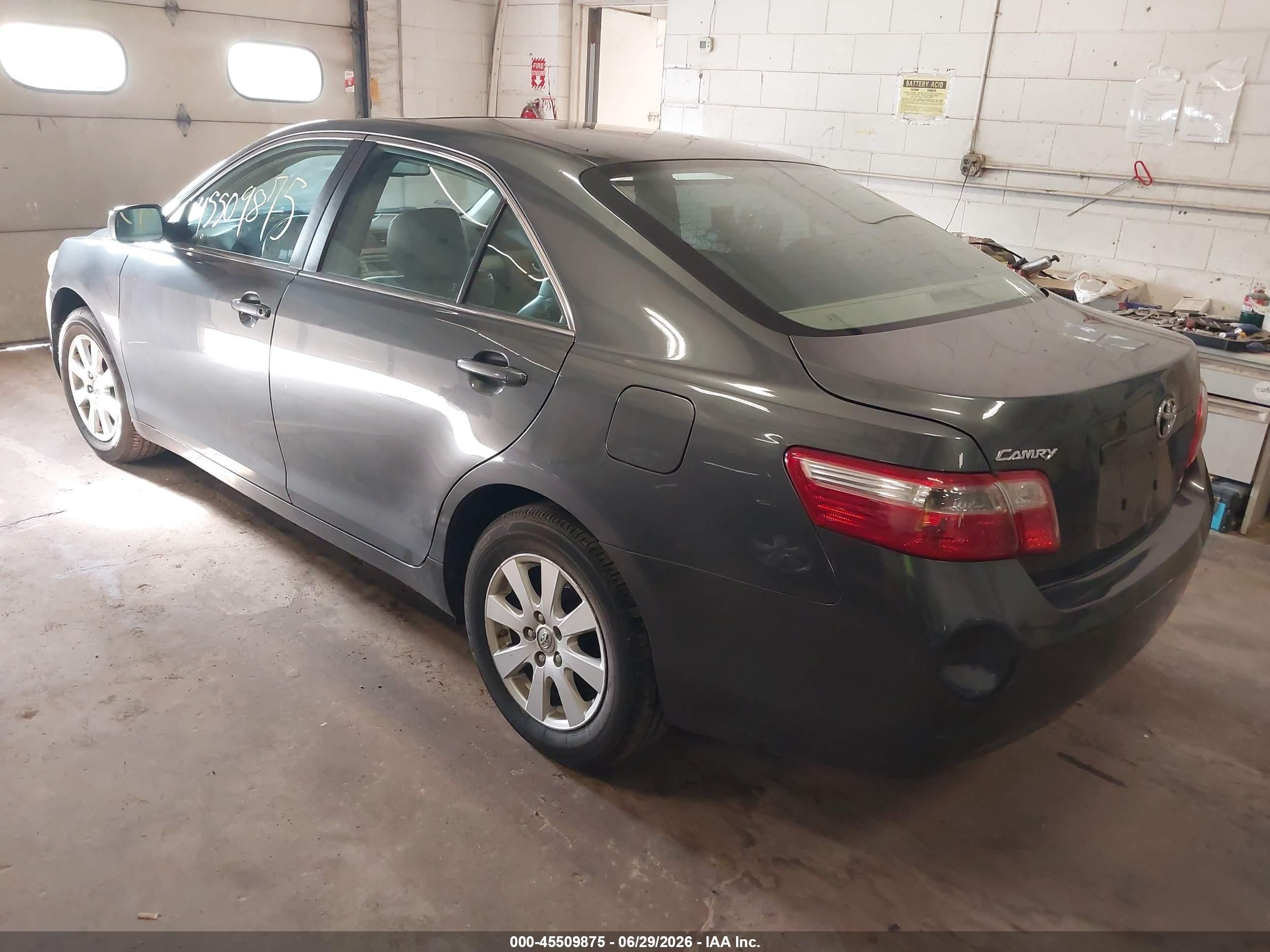 2007 Toyota Camry Xle Gray vin: 4T1BE46K97U634190