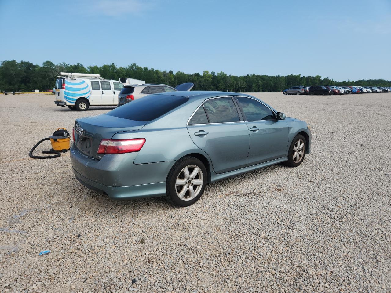 2007 Toyota Camry Se Teal vin: 4T1BE46K97U639051