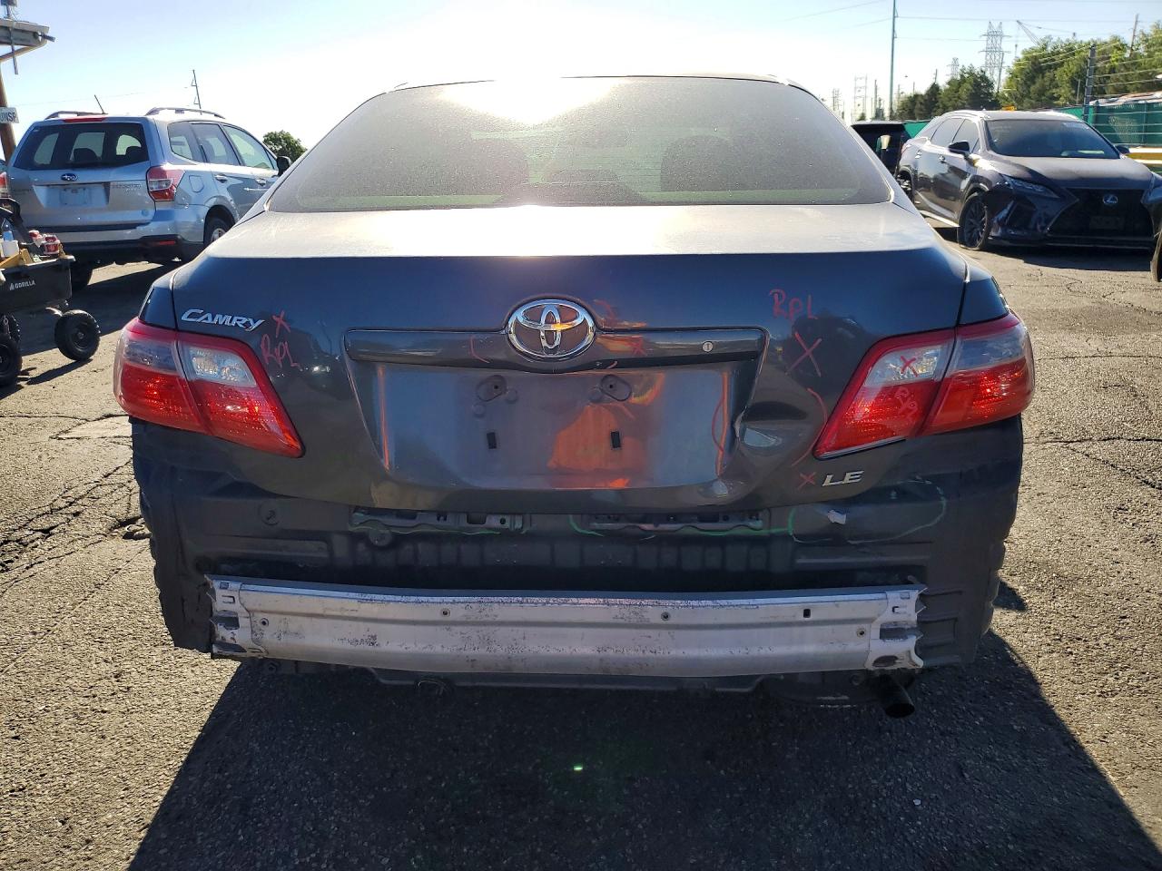 2007 Toyota Camry Le Серый vin: 4T1BE46K97U642886