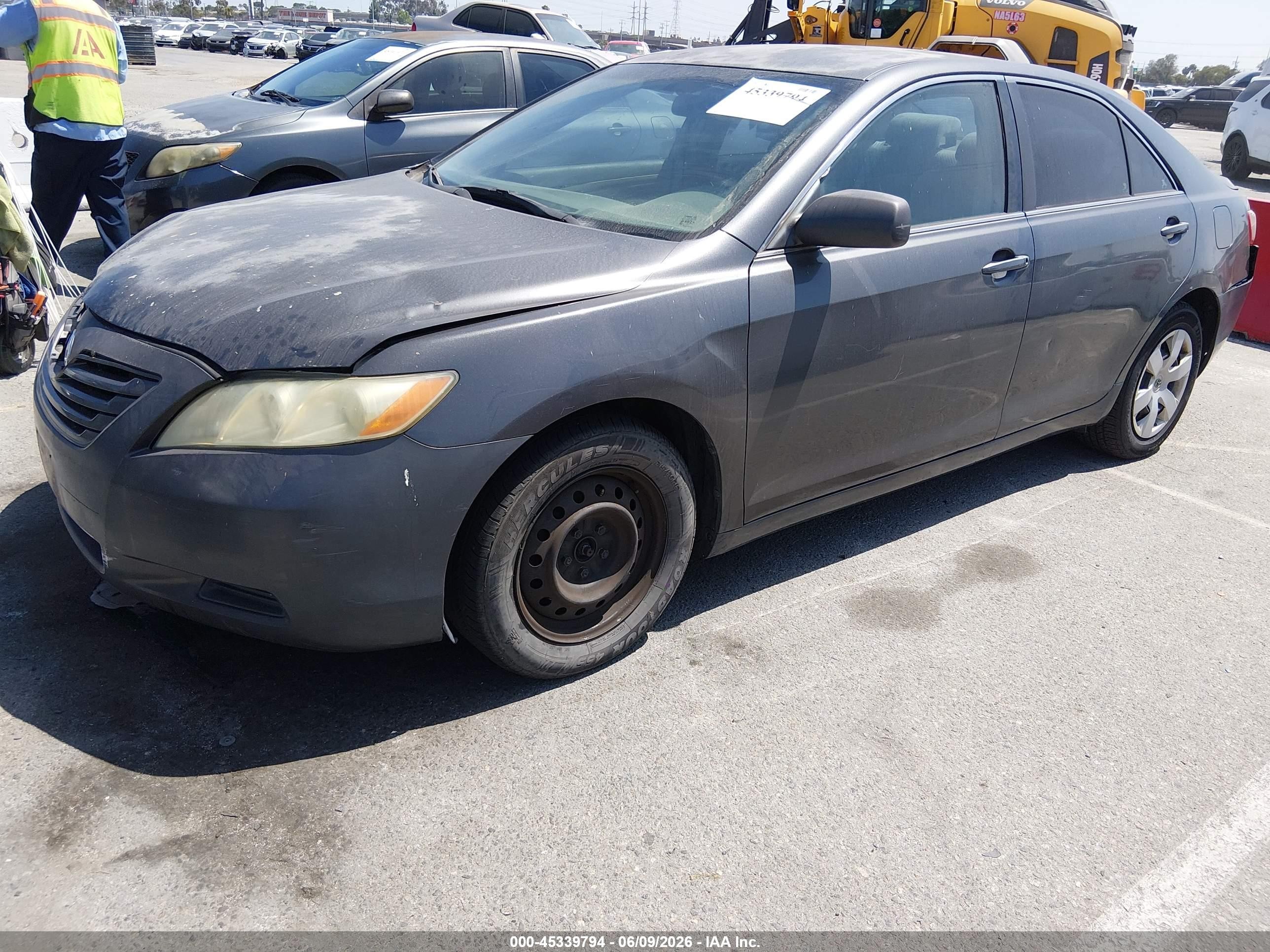 2007 Toyota Camry Le Gray vin: 4T1BE46K97U648963