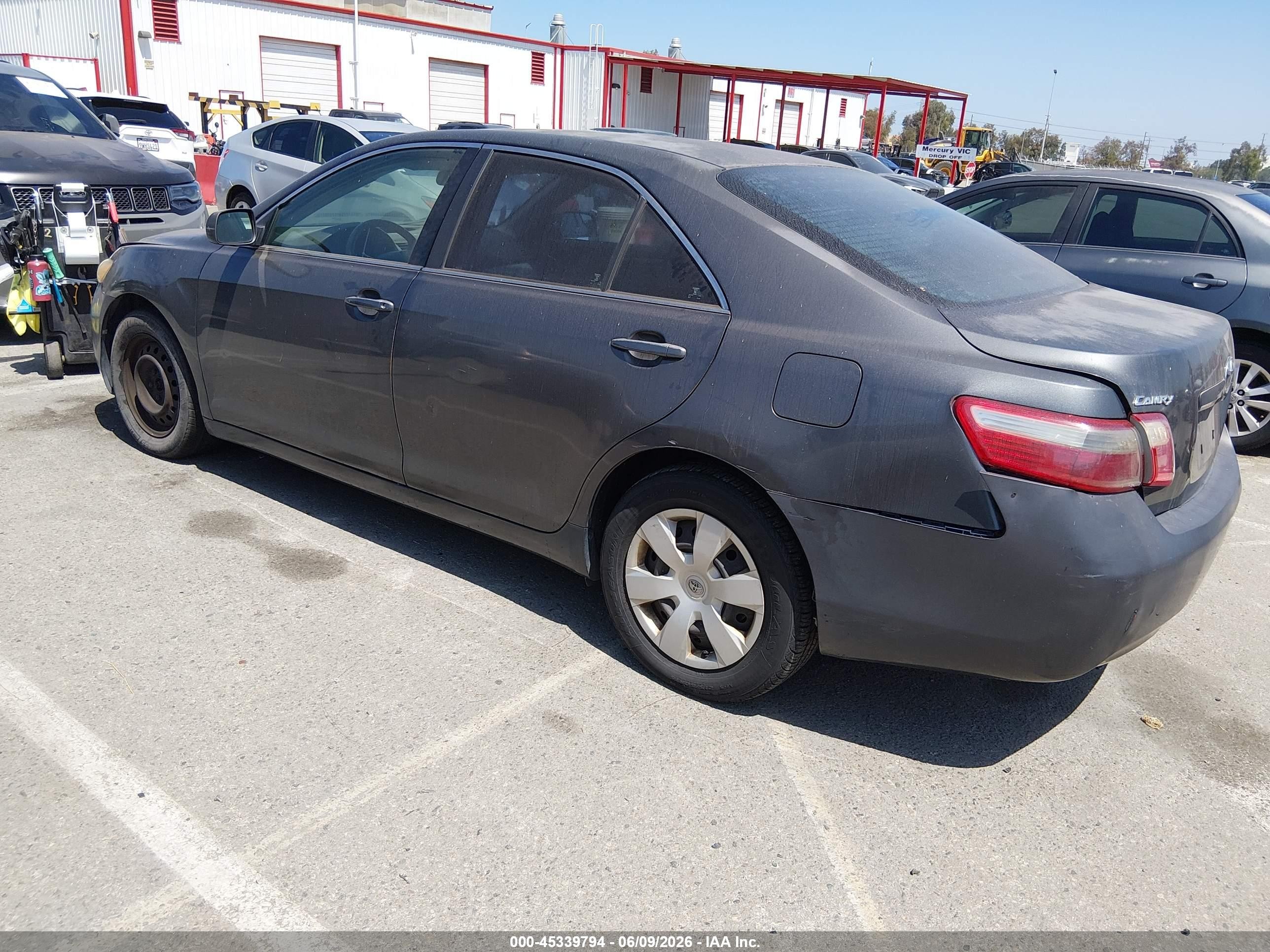 2007 Toyota Camry Le Gray vin: 4T1BE46K97U648963