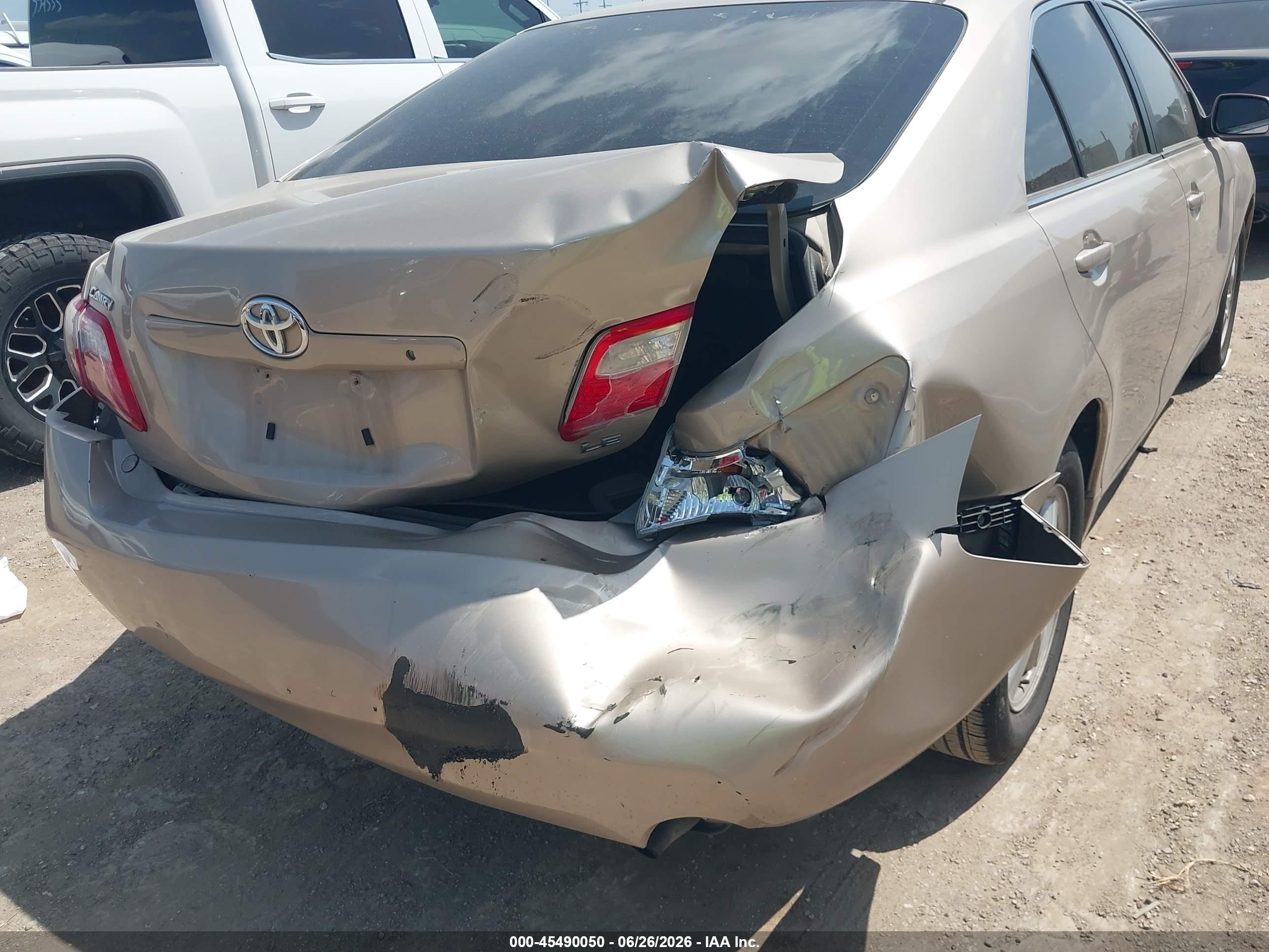 2007 Toyota Camry Le Золотой vin: 4T1BE46K97U652673