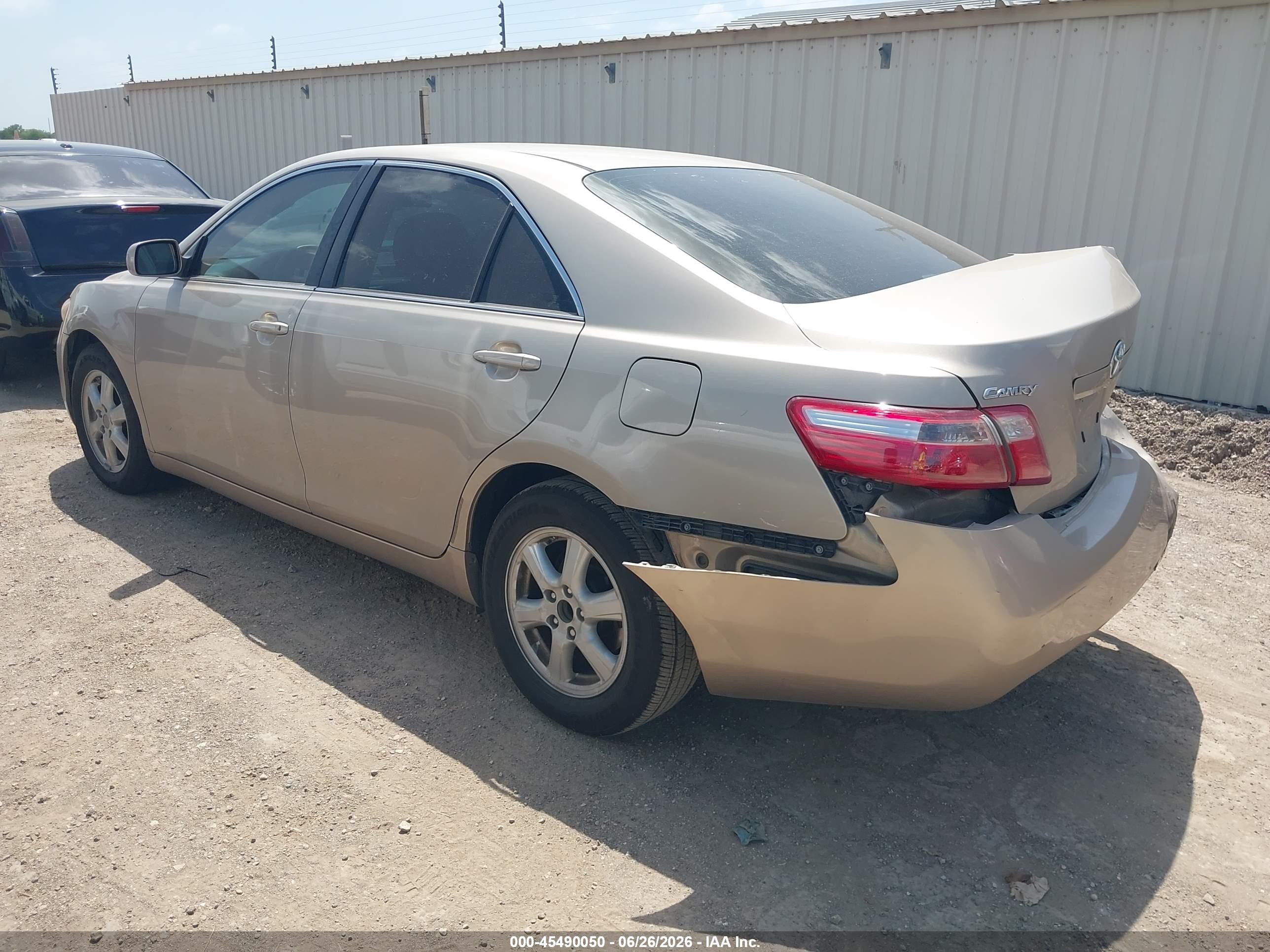 2007 Toyota Camry Le Золотой vin: 4T1BE46K97U652673