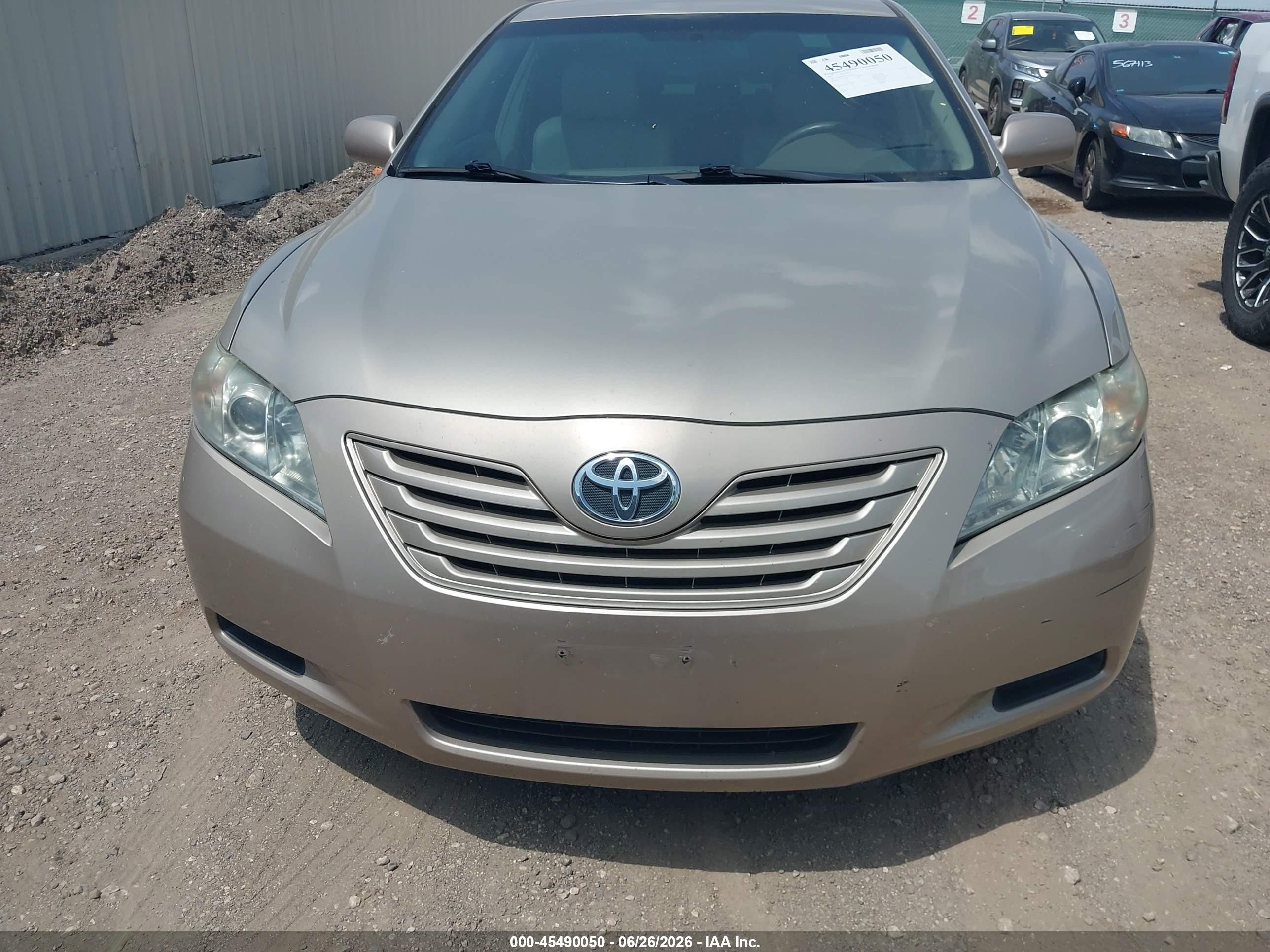 2007 Toyota Camry Le Золотой vin: 4T1BE46K97U652673