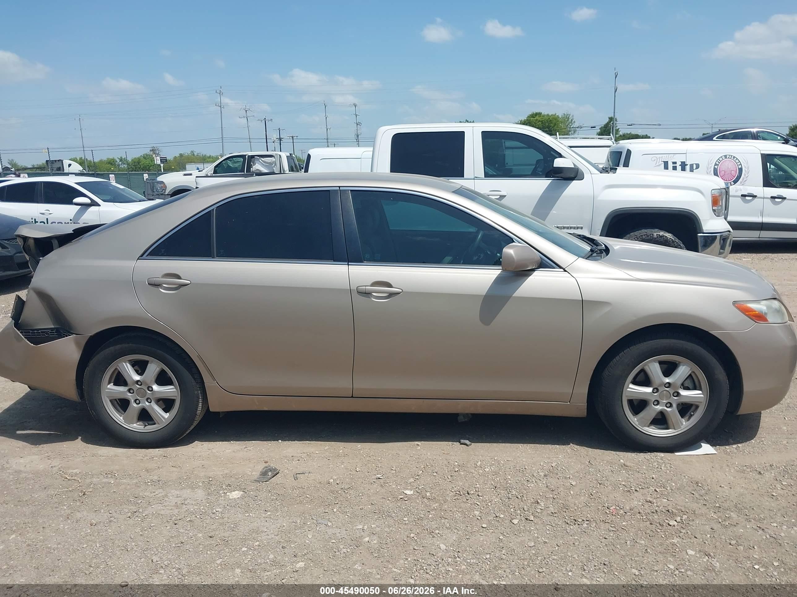 2007 Toyota Camry Le Золотой vin: 4T1BE46K97U652673