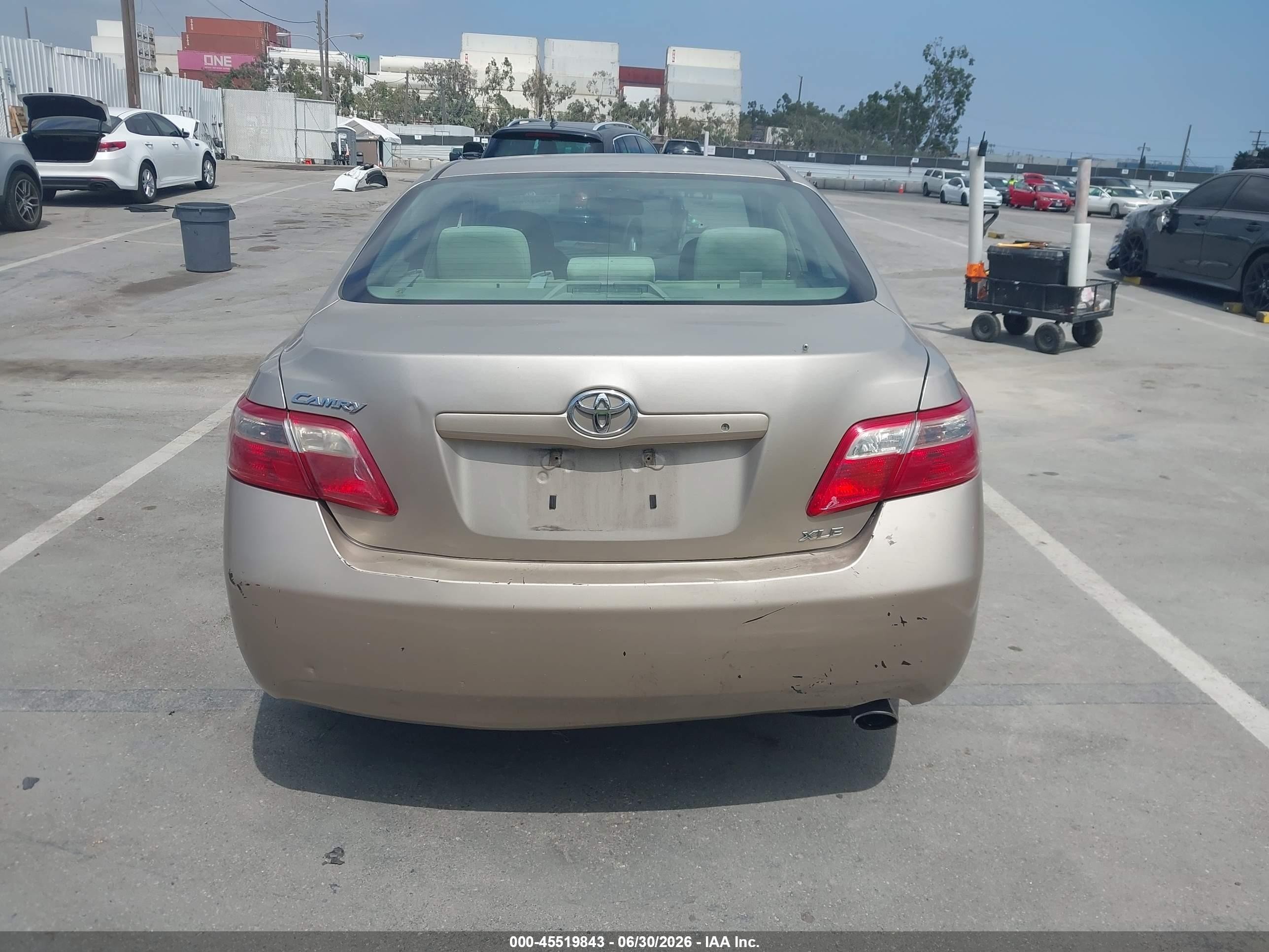2007 Toyota Camry Xle Beige vin: 4T1BE46K97U667786
