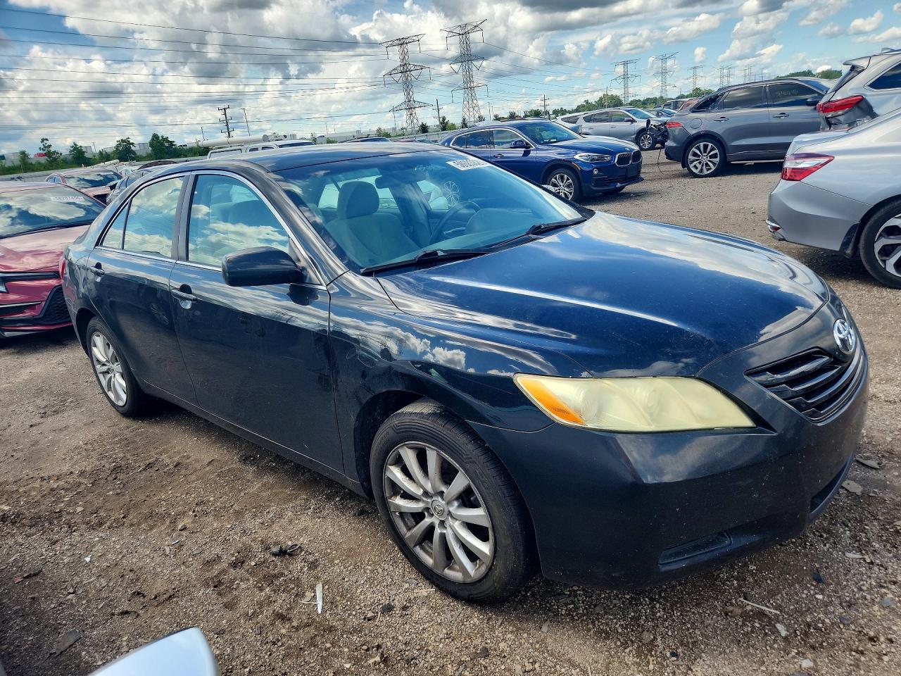 2007 Toyota Camry Le Blue vin: 4T1BE46K97U679243