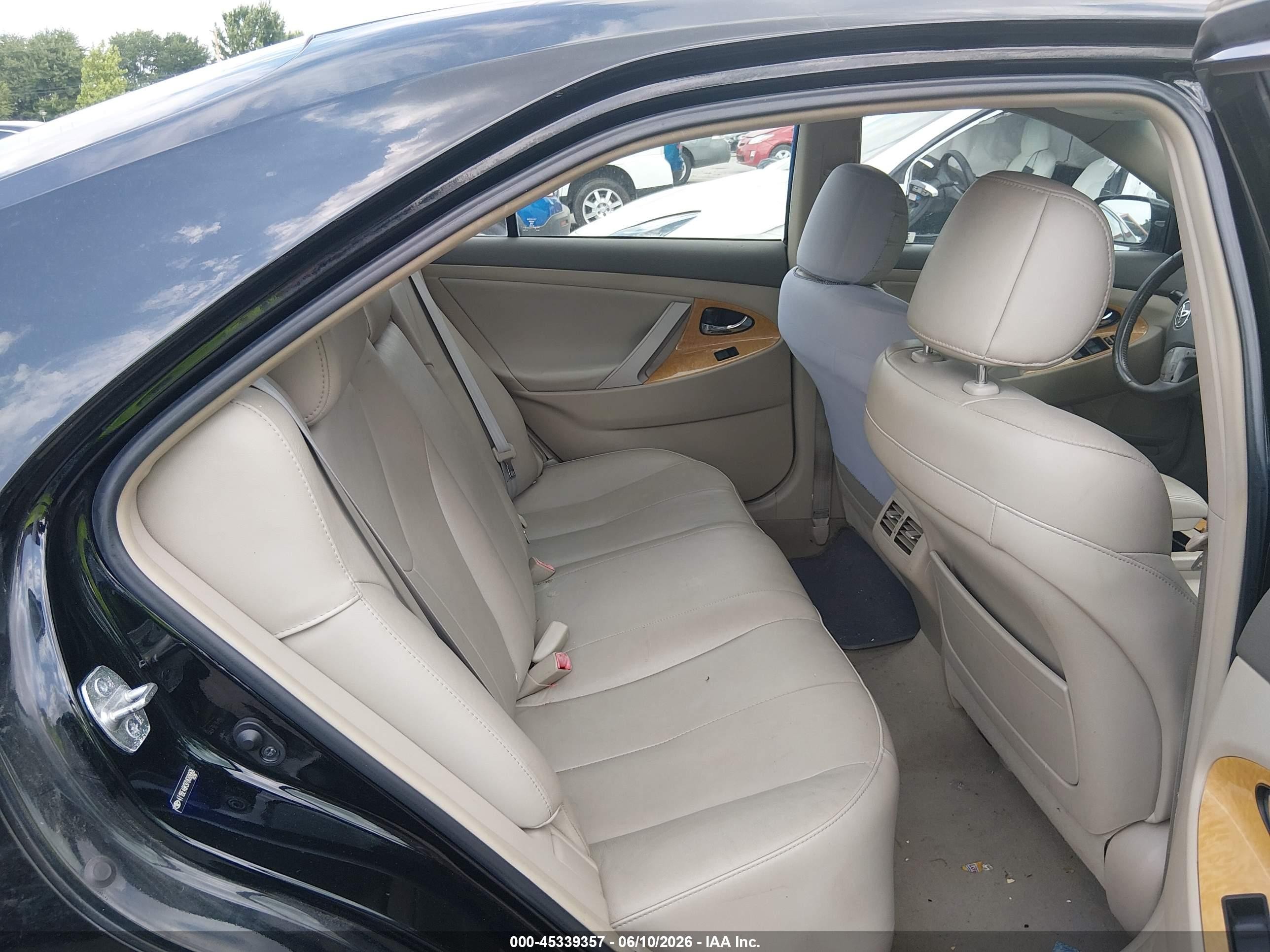 2007 Toyota Camry Xle Black vin: 4T1BE46K97U688668