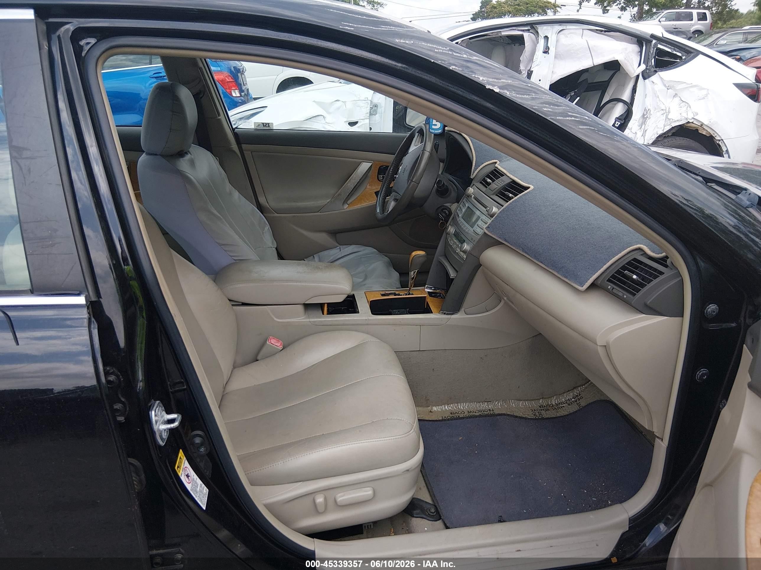 2007 Toyota Camry Xle Black vin: 4T1BE46K97U688668