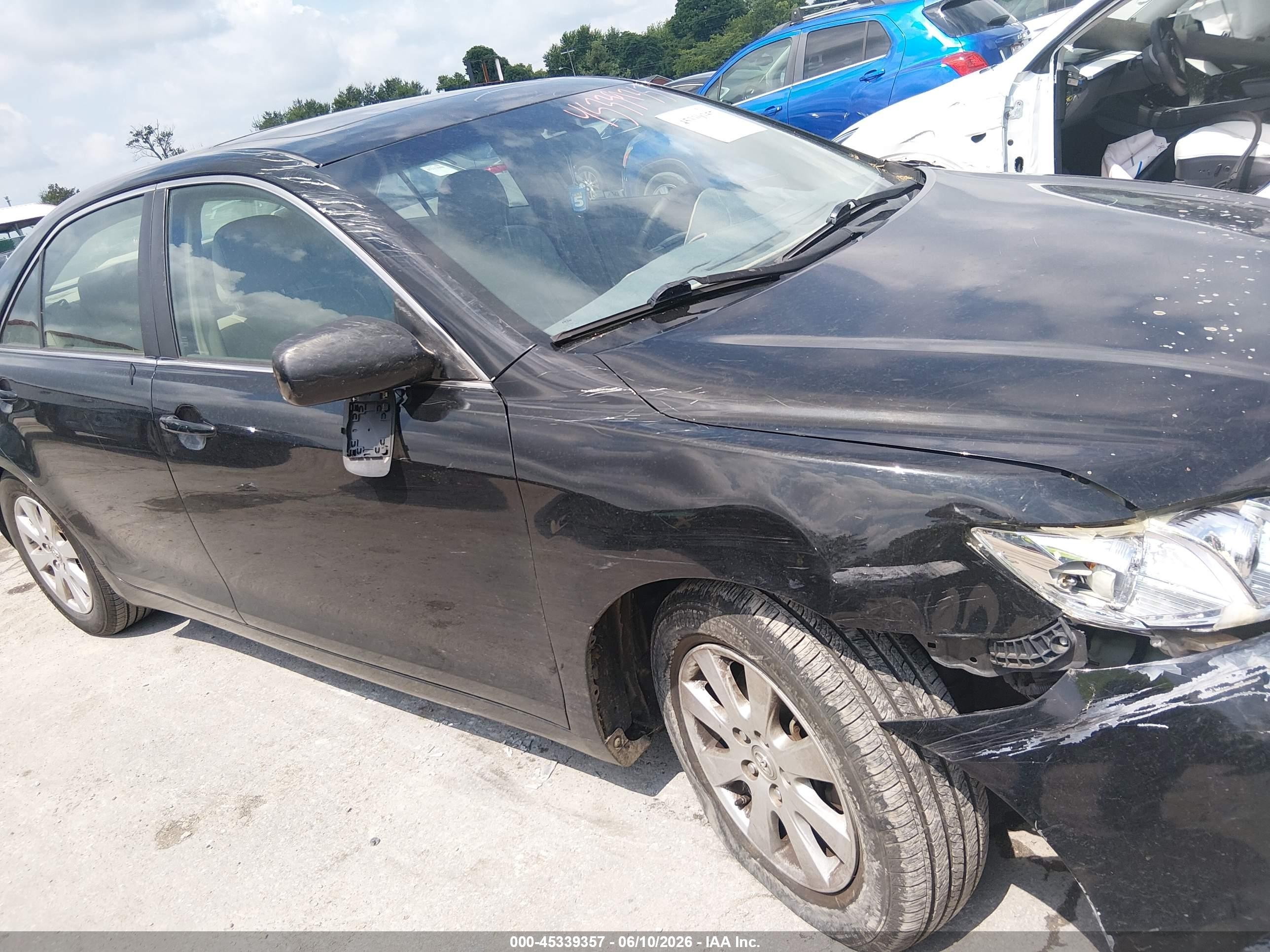 2007 Toyota Camry Xle Black vin: 4T1BE46K97U688668